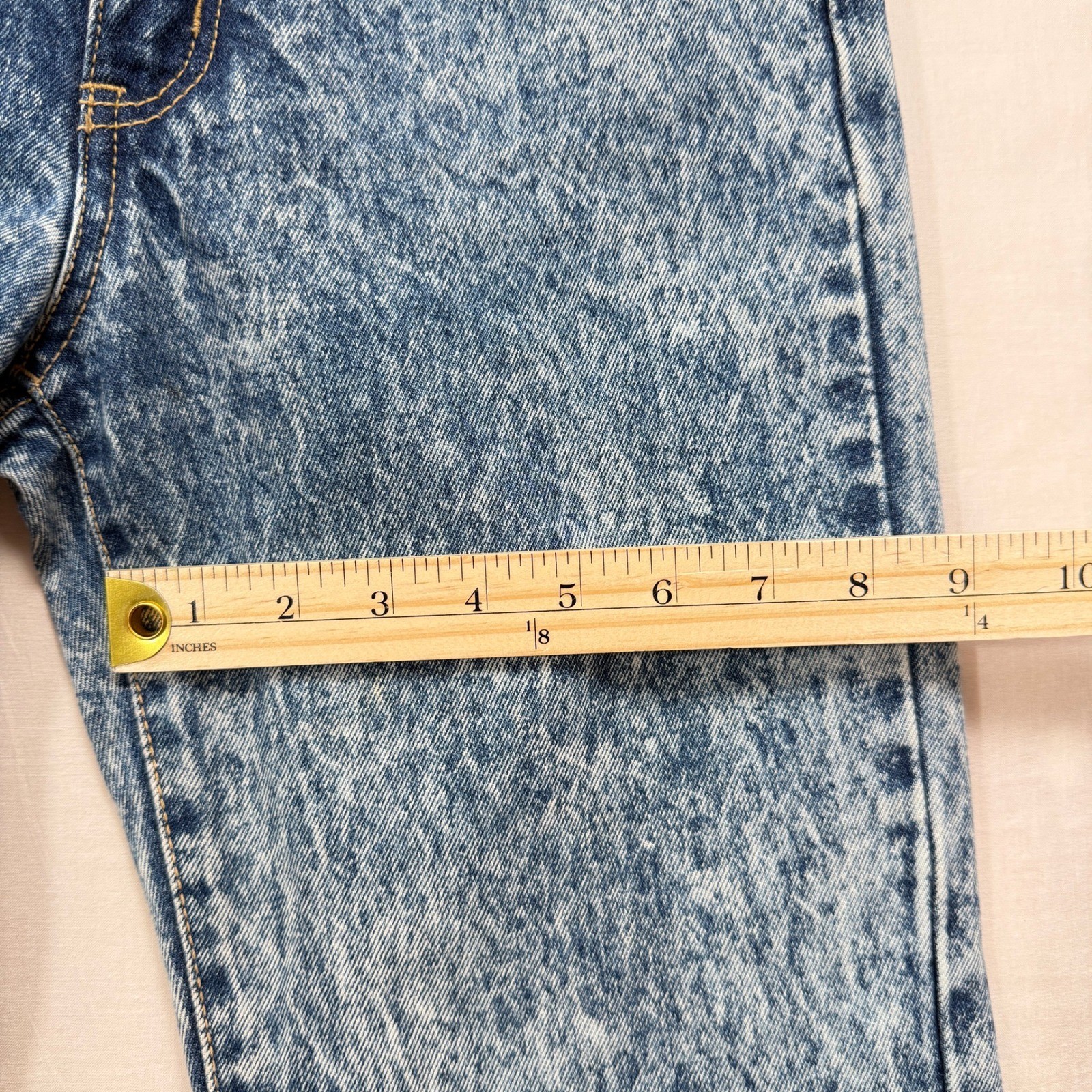Edwin Tokyo Jeans London Slim Women 26 Blue Acid Wash High Rise Vintage Japan