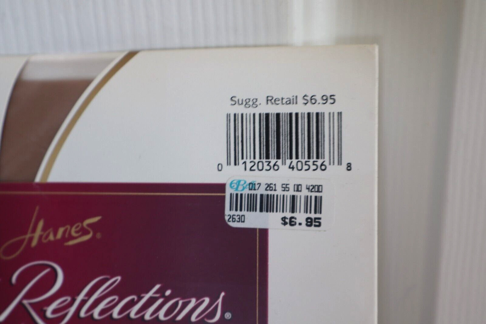 Hanes Silk Reflections Control Top Pantyhose Cafe Au Lait NIP Size CD Silky Shee
