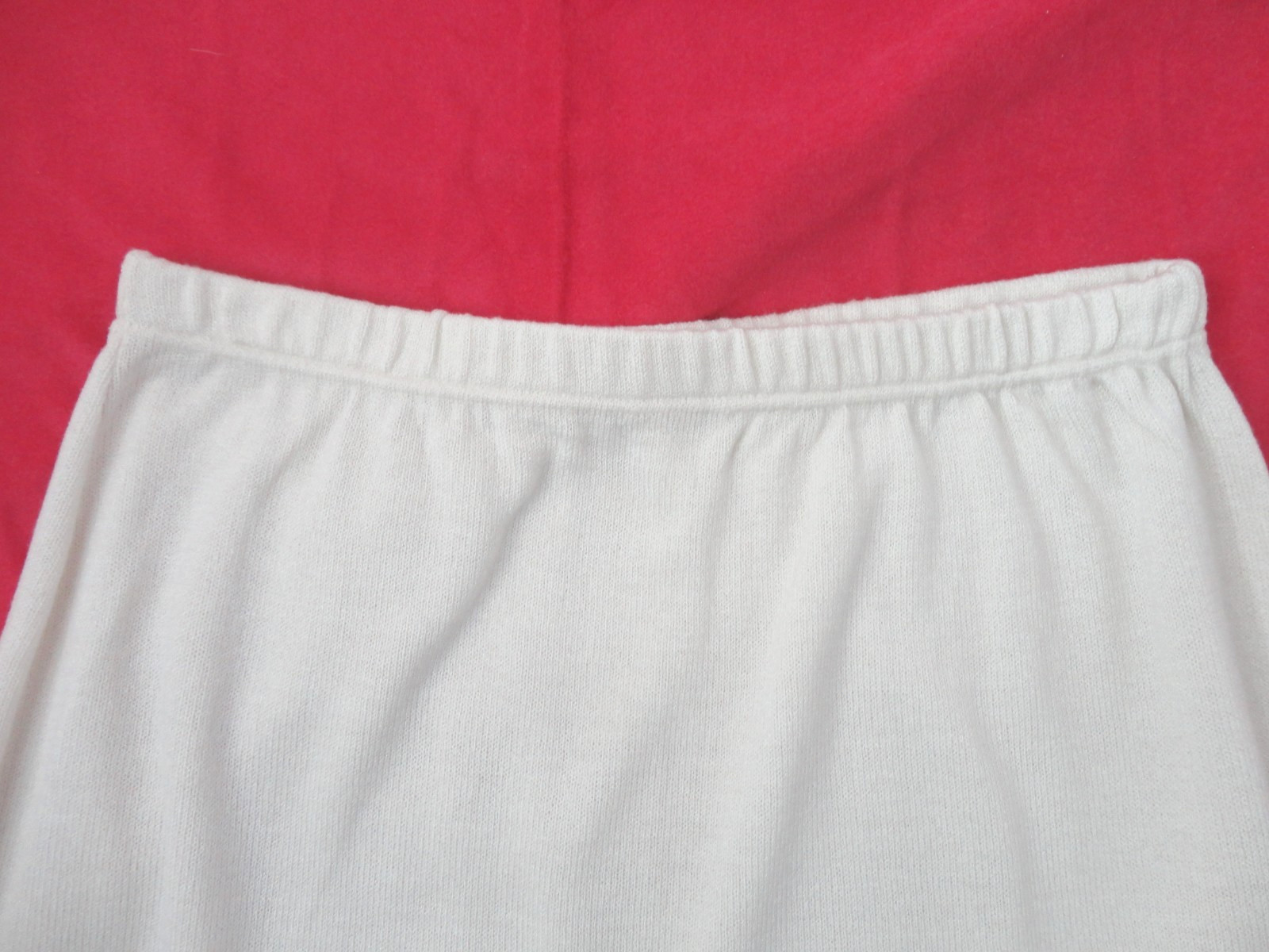 VINTAGE LADIES TAGGED VERONICA SIZE 14 WHITE KNITTED 2 PC SUIT DRESS OLD MONEY