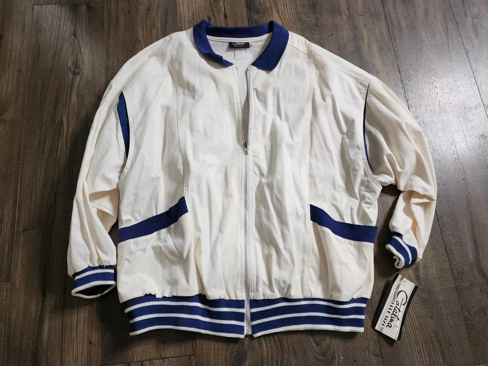 VINTAGE Woman’s 24W Catalina Bay Sailing Boating Bomber Jacket