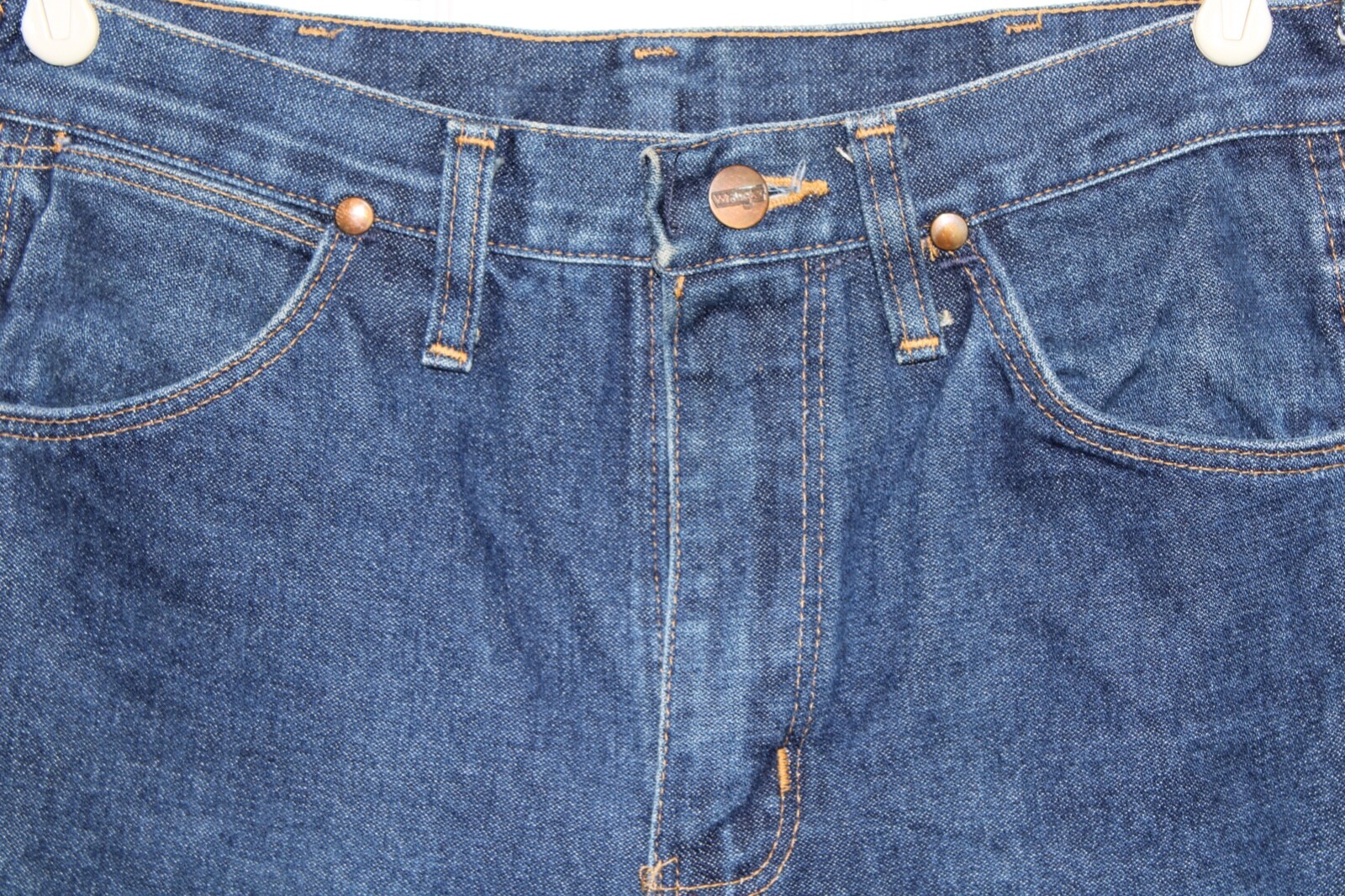 VTG 70s-80s Wrangler No Fault Jeans 936 Straight Leg Dark Wash W-30″Inseam 28.5″