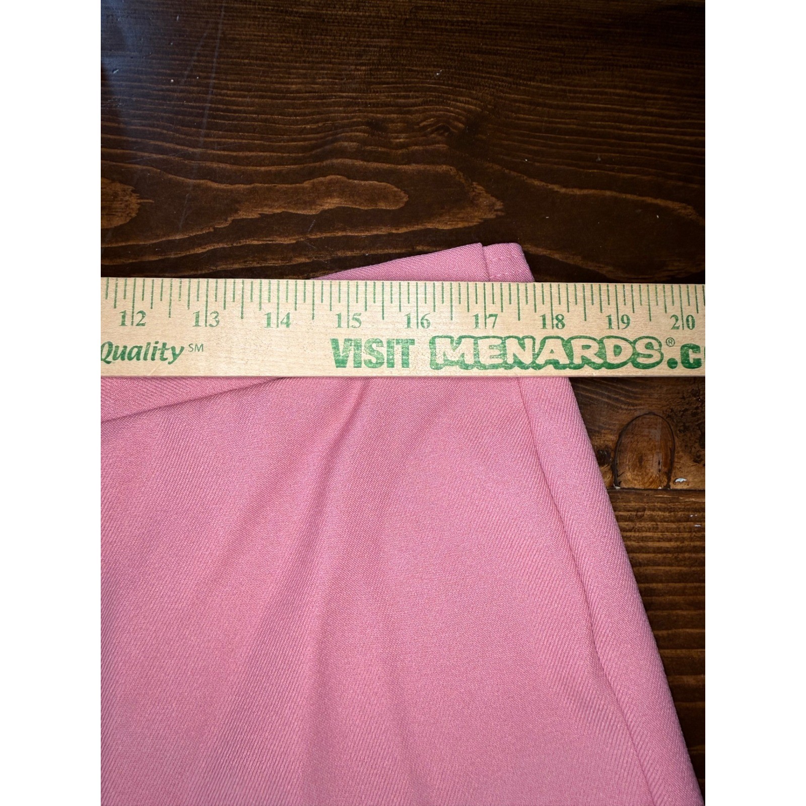 Donnkenny Vintage Pink Pull On Elastic Waist Straight Leg Dress Pants Womens