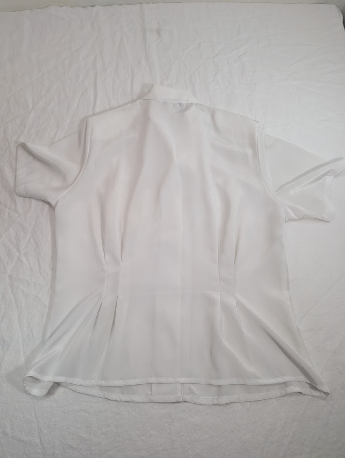 VTG Impressions of California women’s size 16 silky embellished blouse USA I9