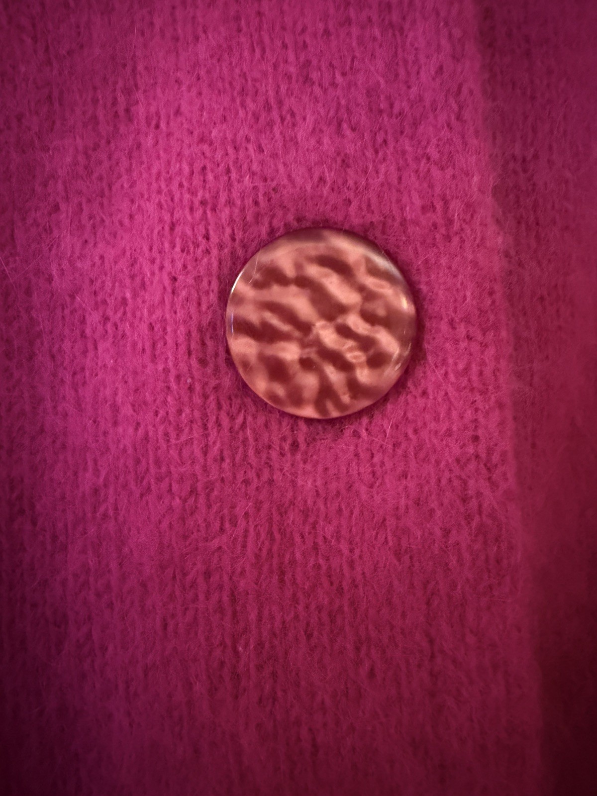 VTG Nardis of Dallas 1960’s Pink Cardigan Angora, wool and Nylon