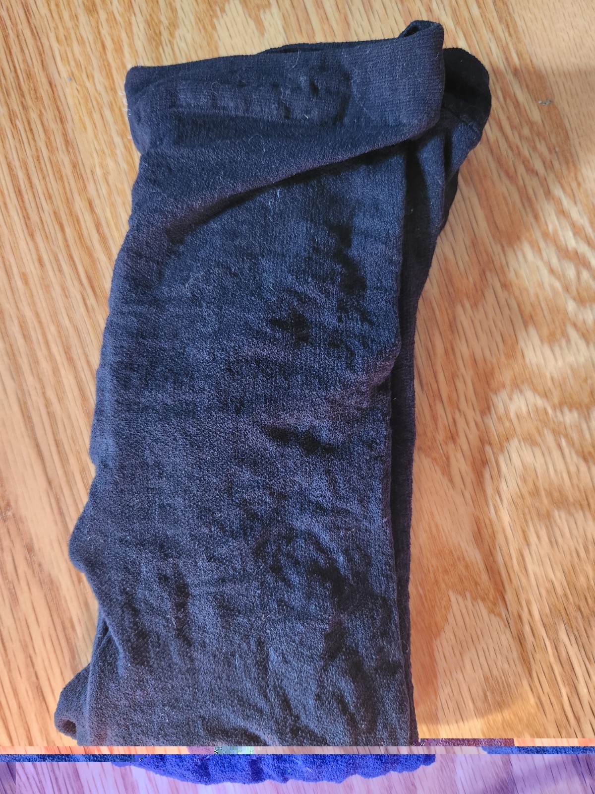 Vintage Black Unbranded Pantyhose One Size Sheer Nylon With Reinforced Toes