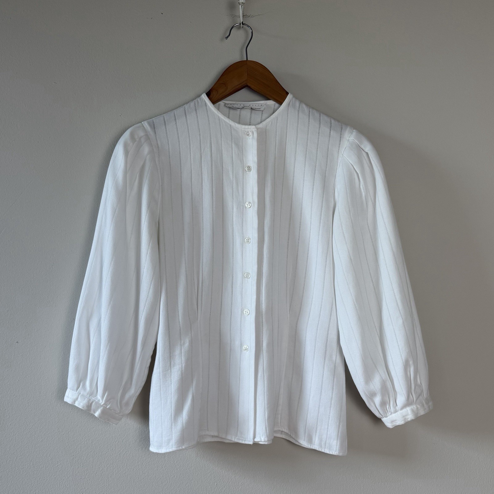 Vintage 80s Perry Ellis Collection Cotton Shirt S
