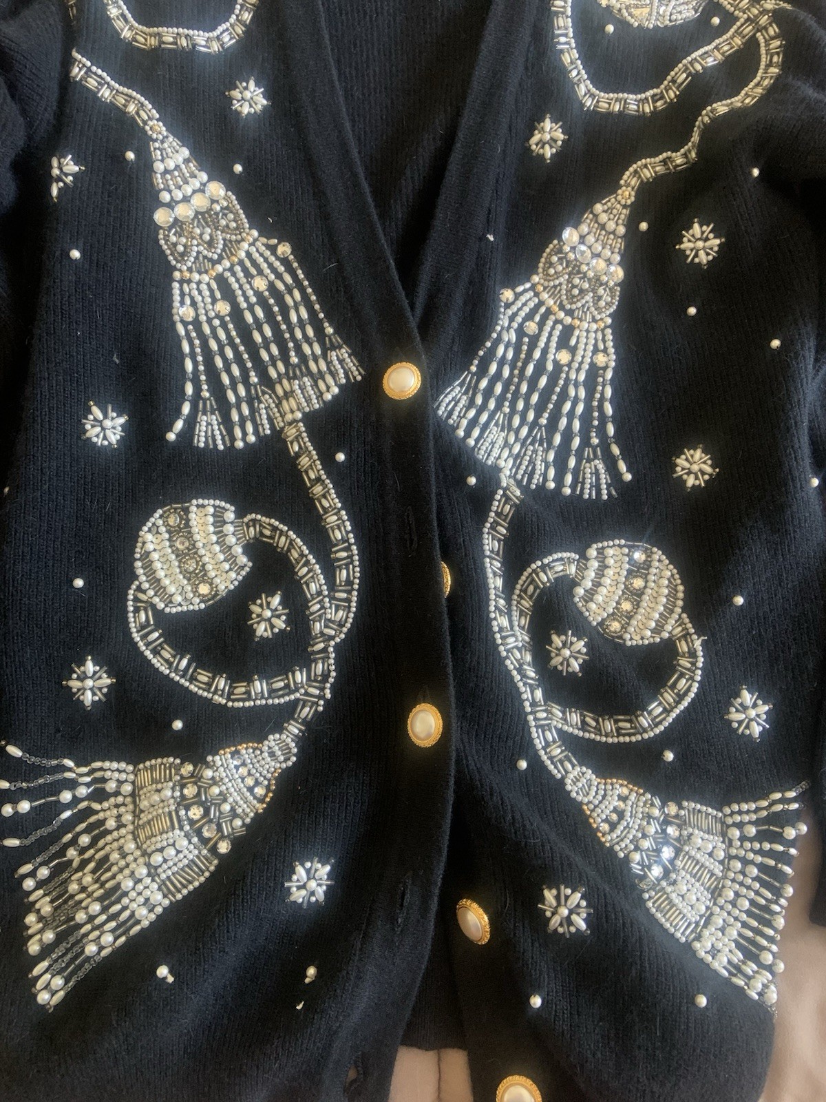 Vintage Marisa Christina Classics Beaded Cardigan -S