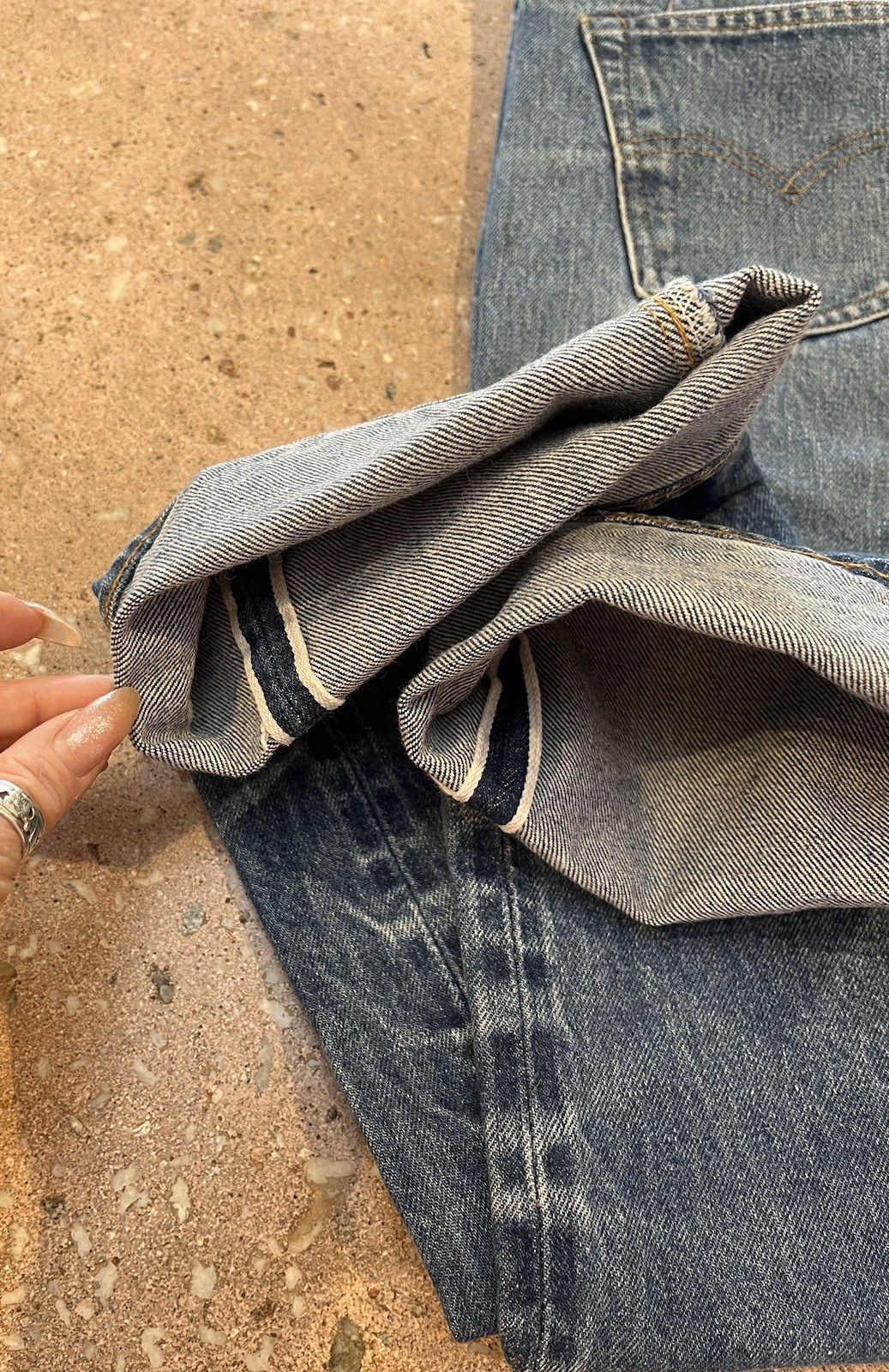 Vintage 1980s Levi’s 501 SELVEDGE jeans Denim 25 Waist