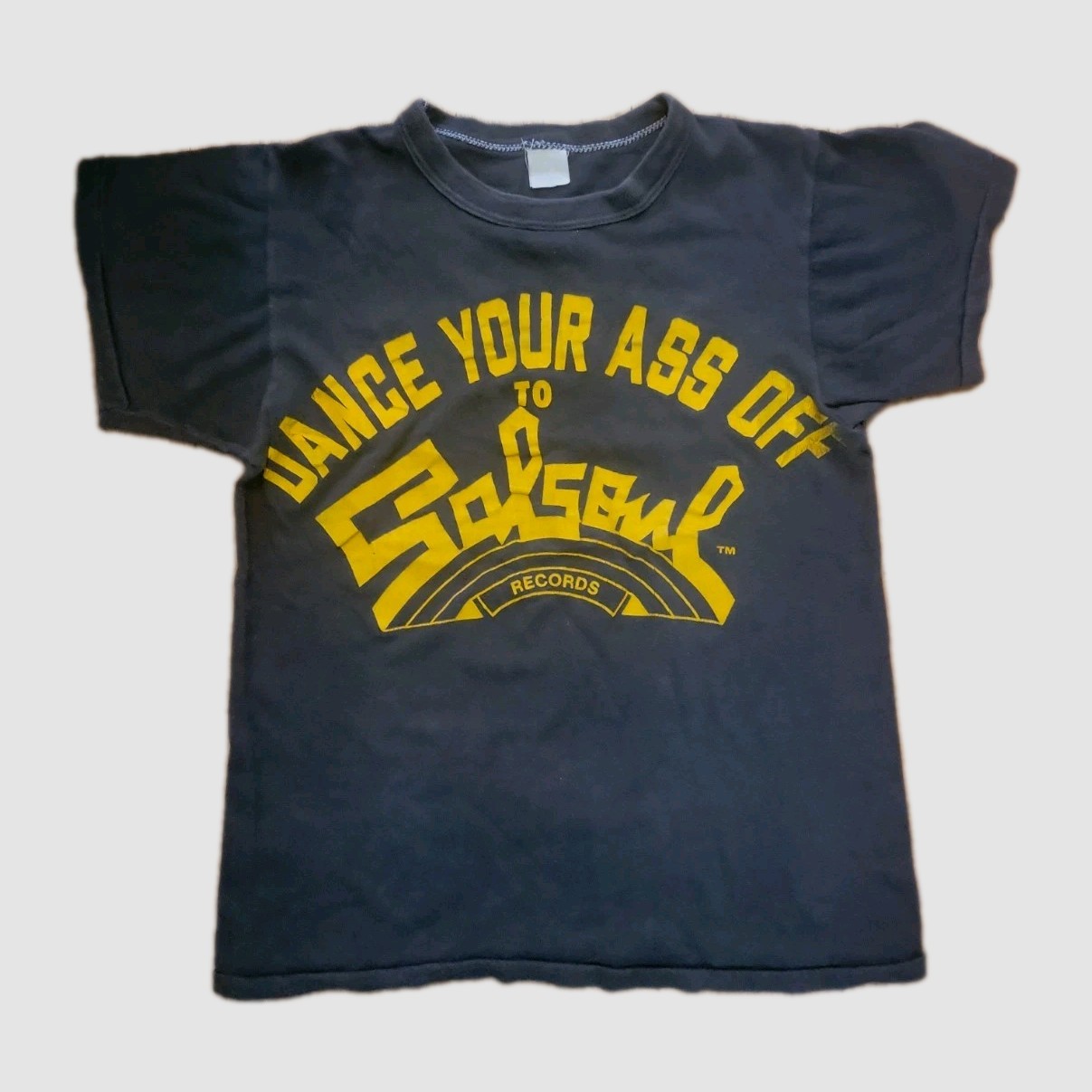 Vintage 1970s SalSoul Records Dance Your Ass Off Tshirt original W S, Xs