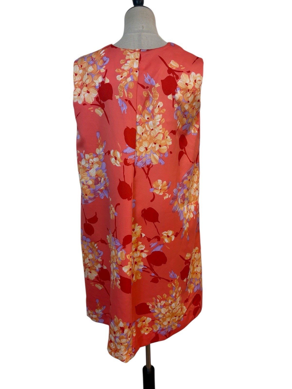 Vtg Maluna Hawaiian Dress Shirt Mod Midi Tropical Resort Vacation
