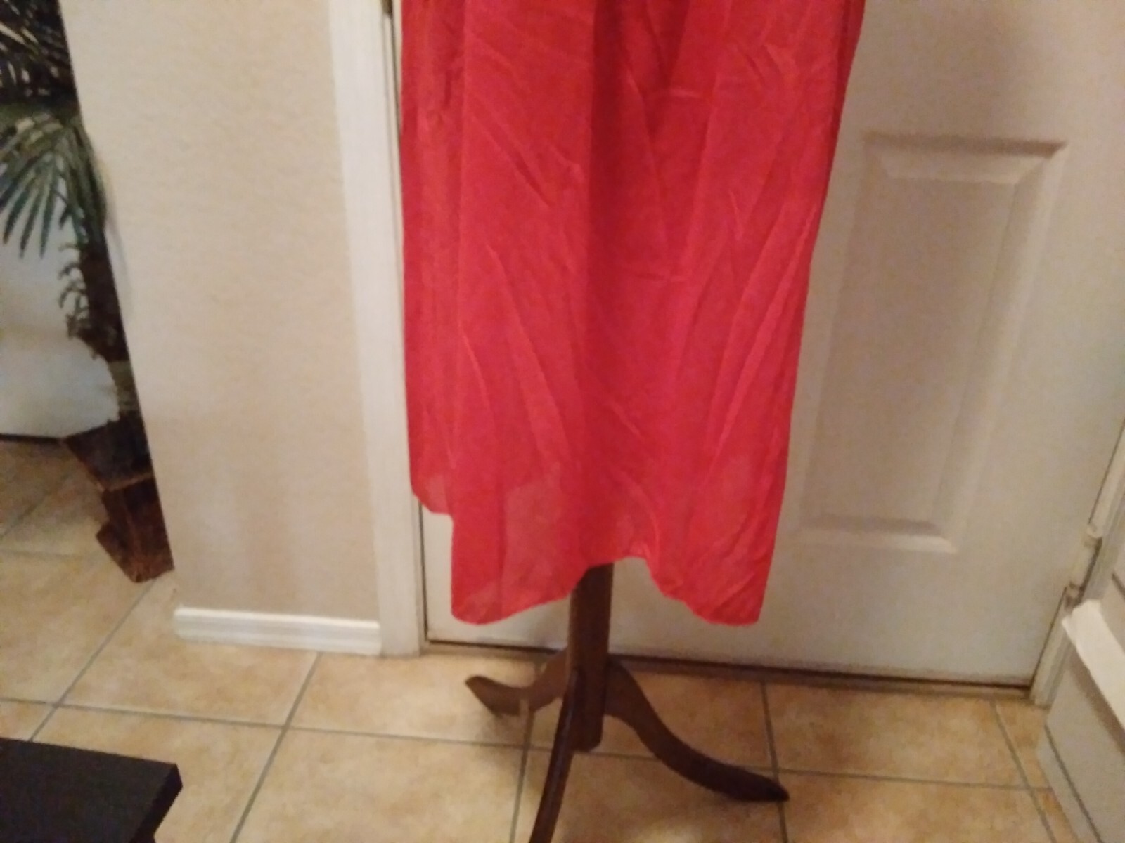 Womans Vintage Nightgown Nighty Lingerie Lorraine Apple Red Size Small