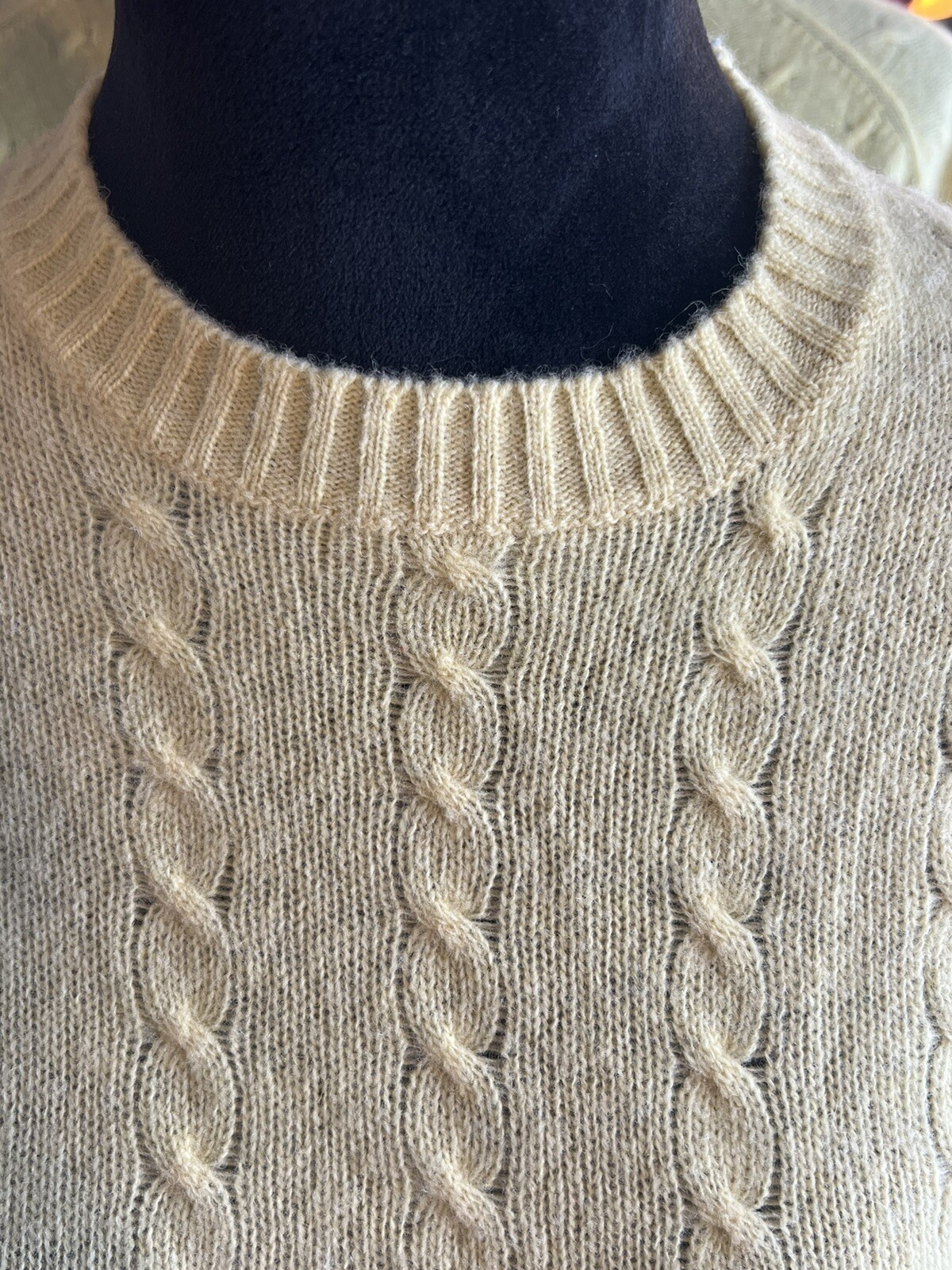 Lord And Taylor Virgin Wool Sweater Yellow British Hong Kong Size L Mans Shop