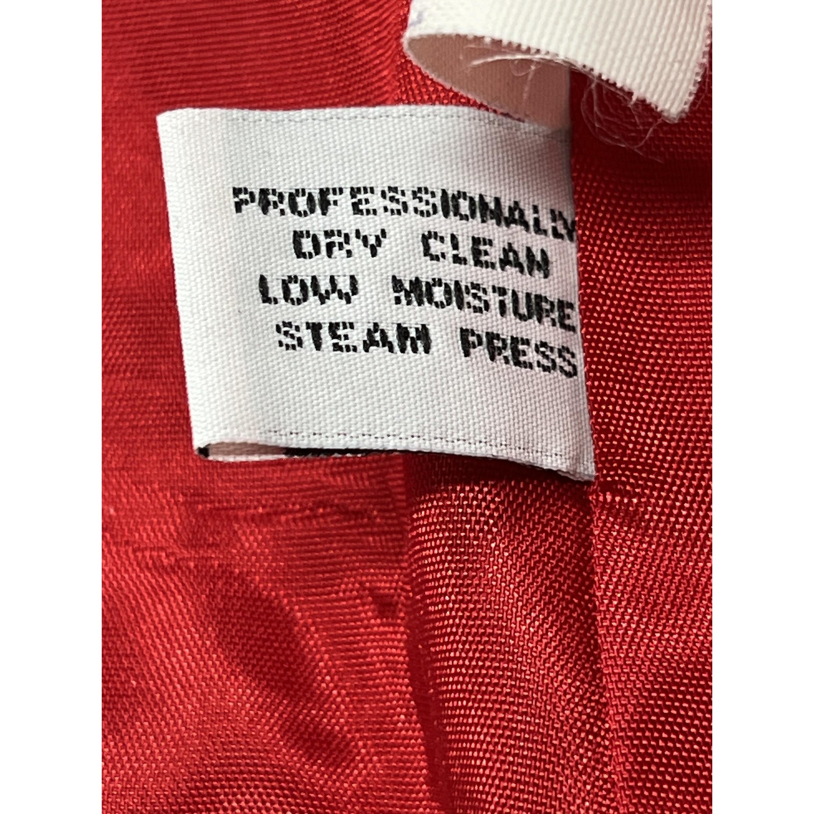 VTG Casual Corner Red 100% Wool Womens Padded Shoulder Blazer Jacket Size 4