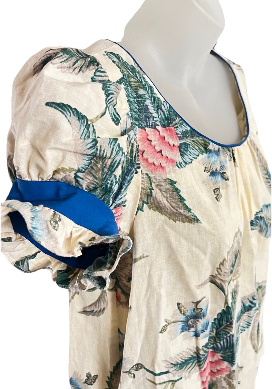 Vintage 1980s 90s REYN SPOONER Reverse Cloth Hawaiian 🌺 Dress Mumu Muumuu-Sz XS