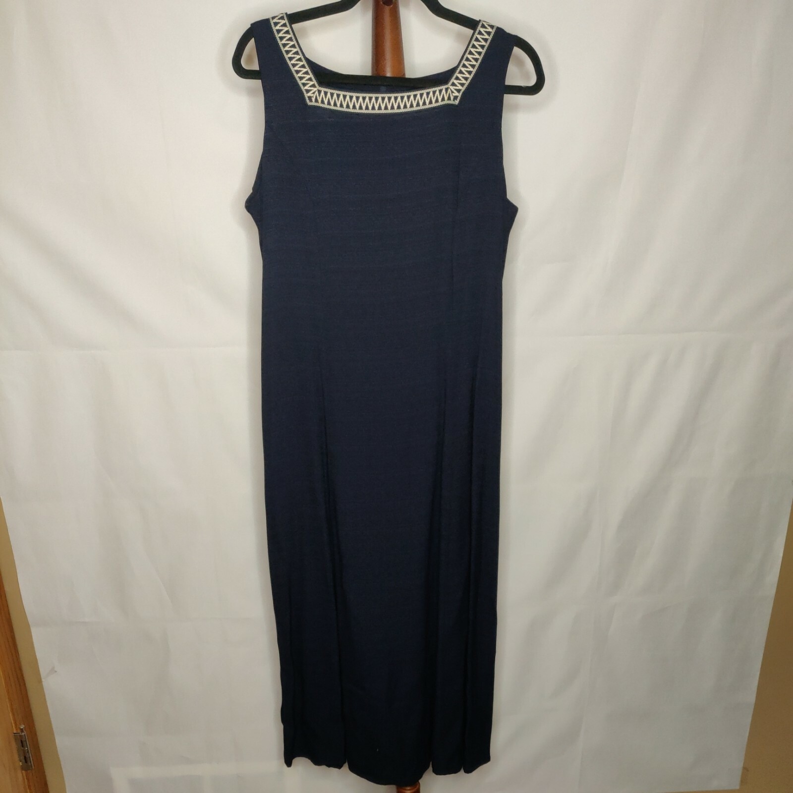 Vintage Studio I women’s 12 tank dress & jacket navy tan 2 pc set (see below)