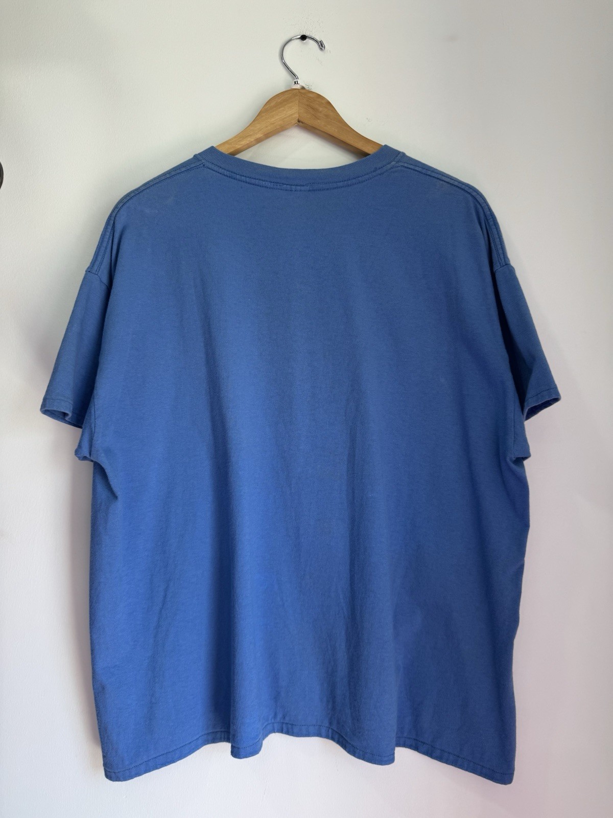 Vintage 90s Endless Designs Cottage Core Cat Sunflower Grandma T-Shirt Blue XL