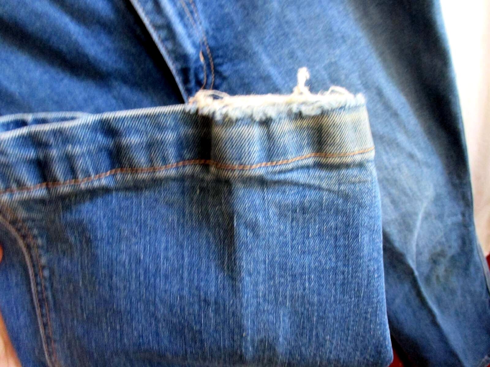 12 32×32 Zena Denim Jeans Arrowhead Loops Rancher Wife Vtg 80s ZENA INDIGO