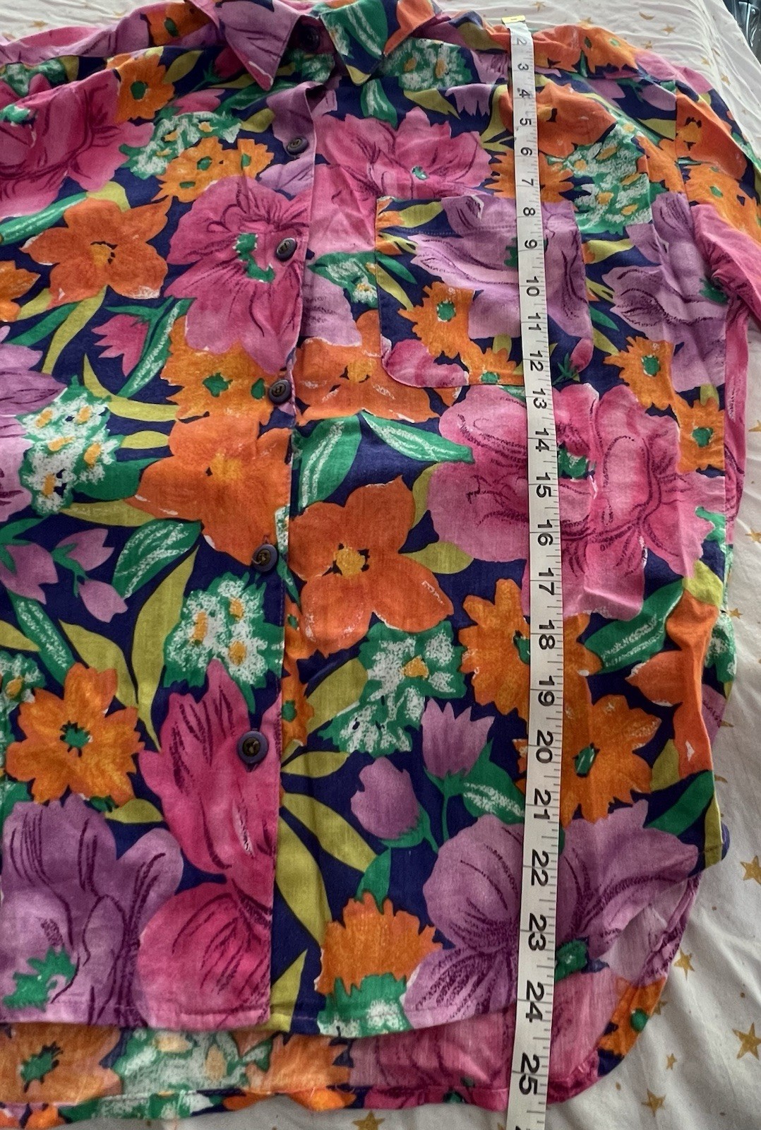 Vintage 90s Basic Essentials BE Tropical Short Sleeve Button Shirt