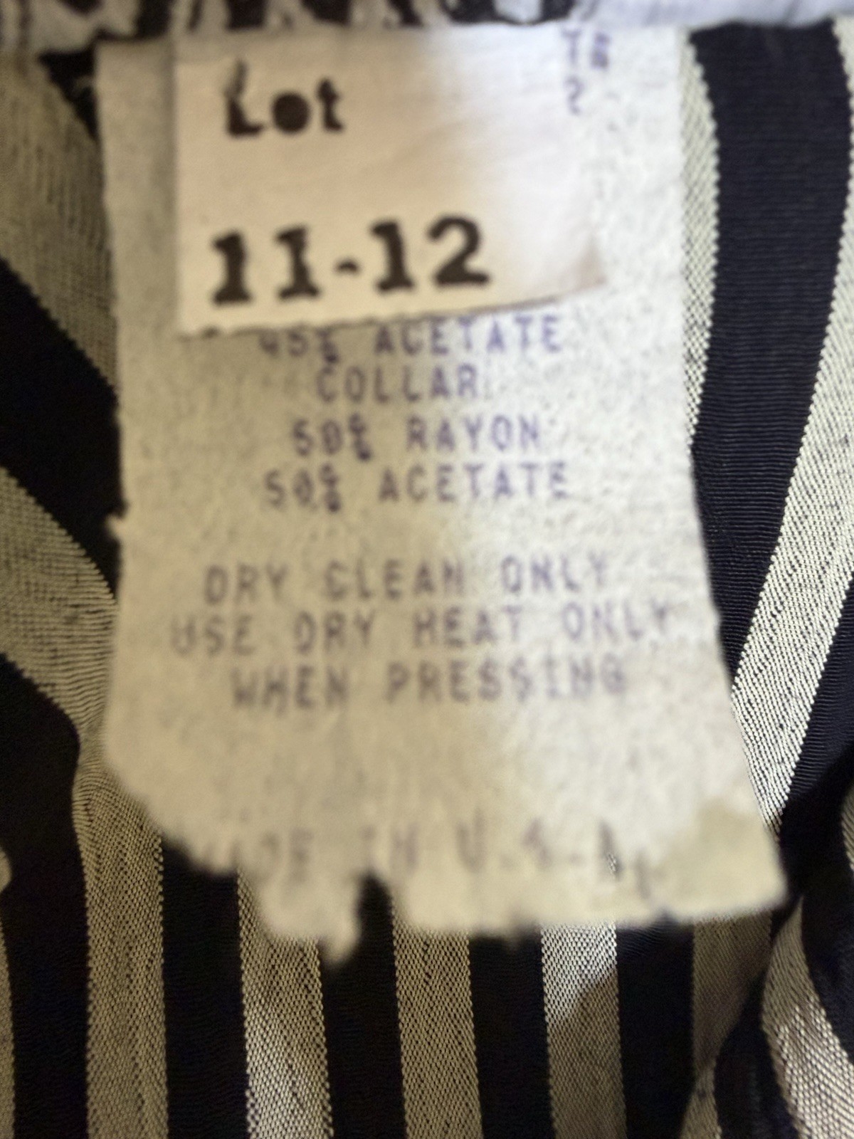 Vtg 90s Dawn Joy Maxi Pencil Dress~11/12~ Black Stripes Button Down Grunge