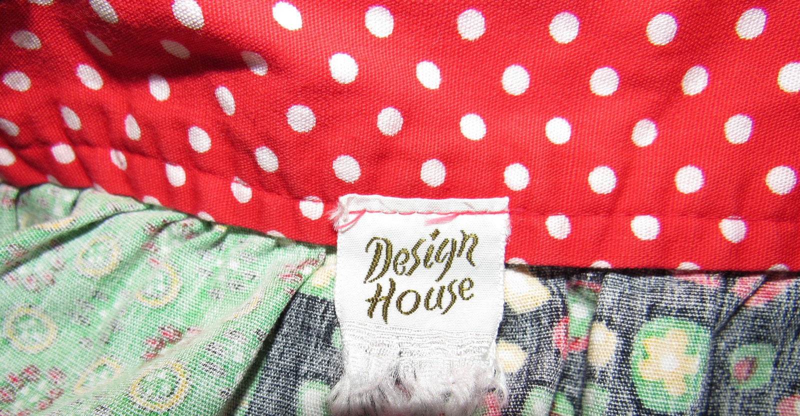 Vtg Design House Patchwork Pinafore Apron Dress Cottagecore w/pockets
