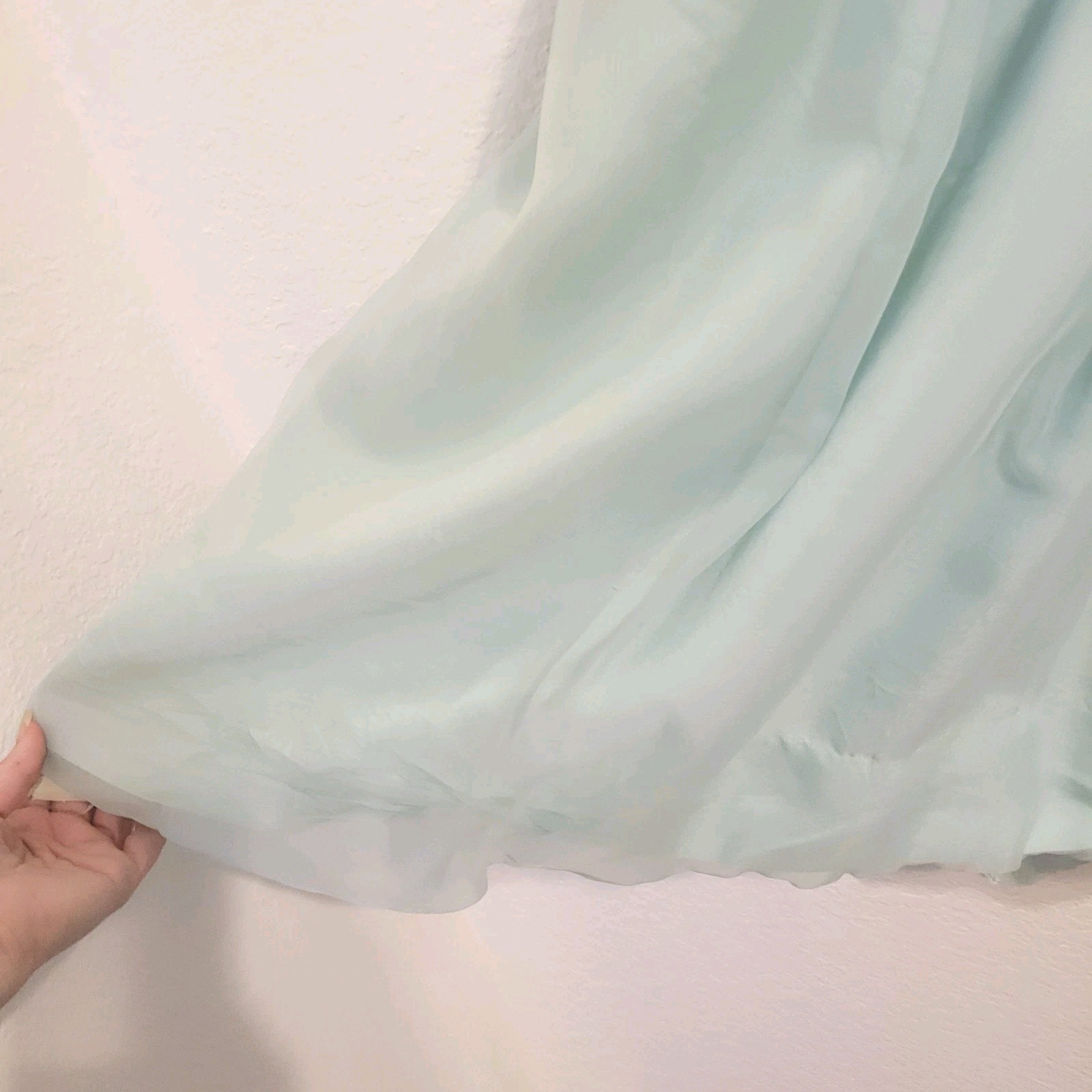 Vintage 1950s Tea Length Dress Light Blue Party FOR RESTORATION OR REPAIR