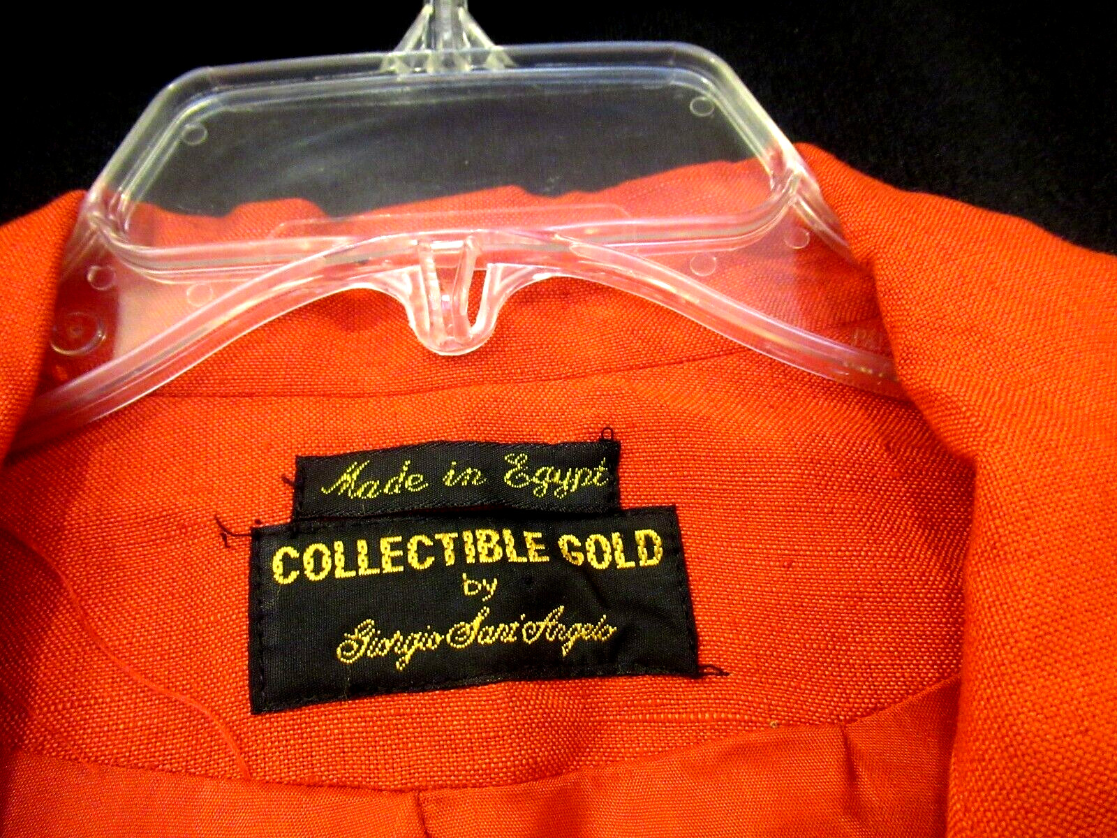 Giorgio Saint Angelo red linen blazer, 32″ chest