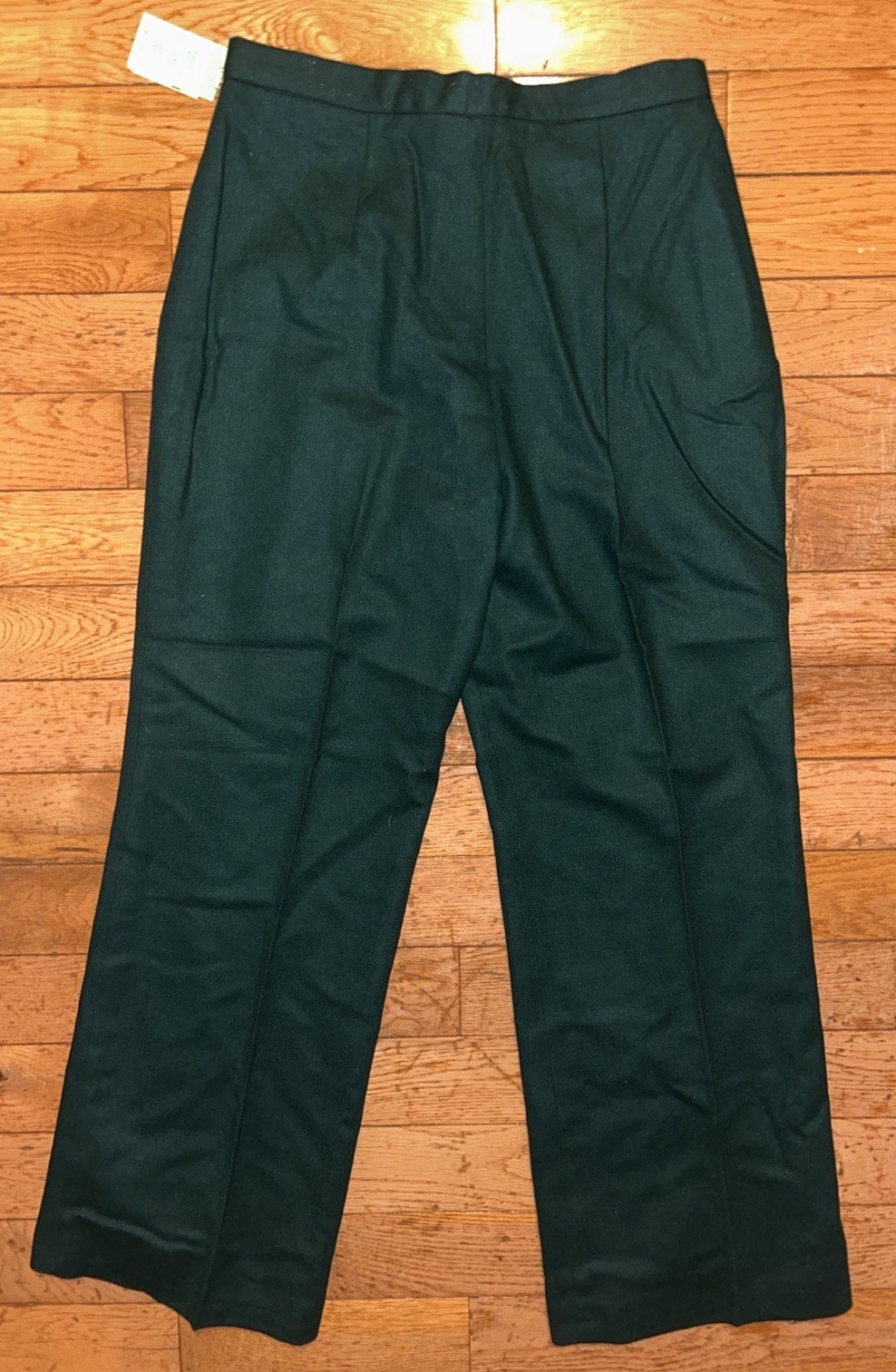 Vintage 1960s Madison Wool Trousers Womens Size 18 Union Made Deadstock