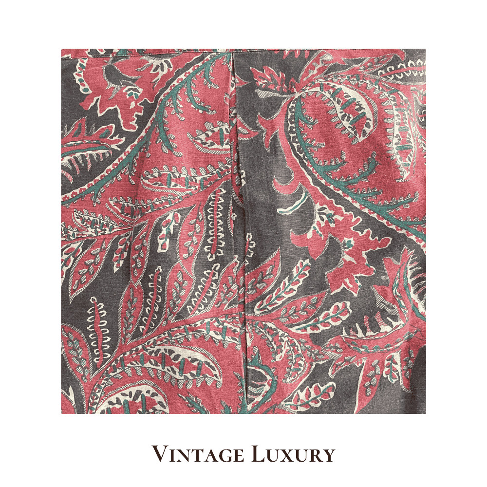 Ralph Lauren Linen Cotton Blend Paisley Camp Shirt Women’s SZ 4