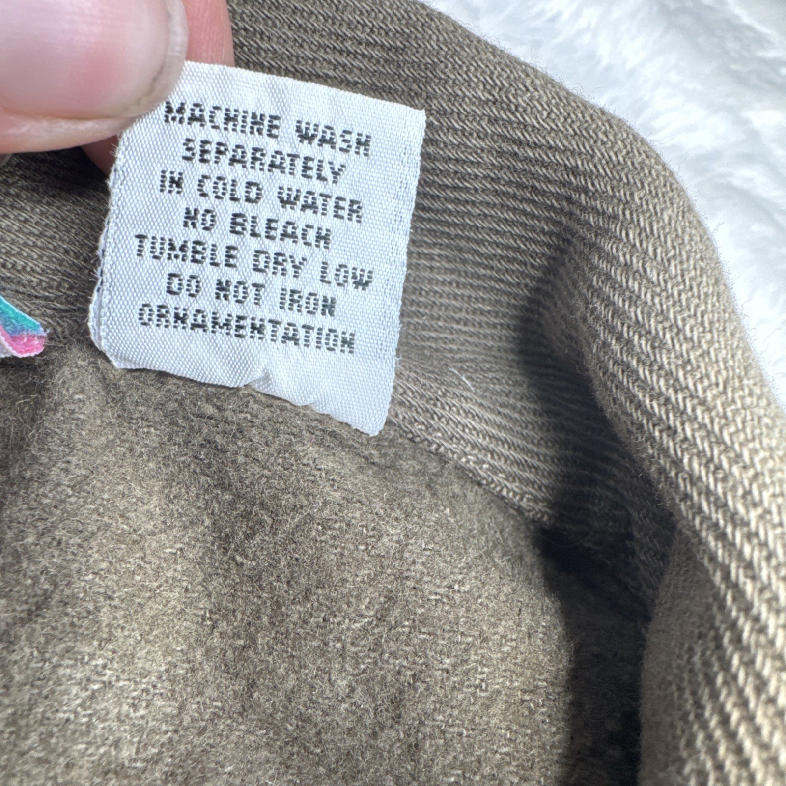 Vintage WEK Woman 100% Cotton Blazer Jacket 80’s Oversized Soft Chore Size S