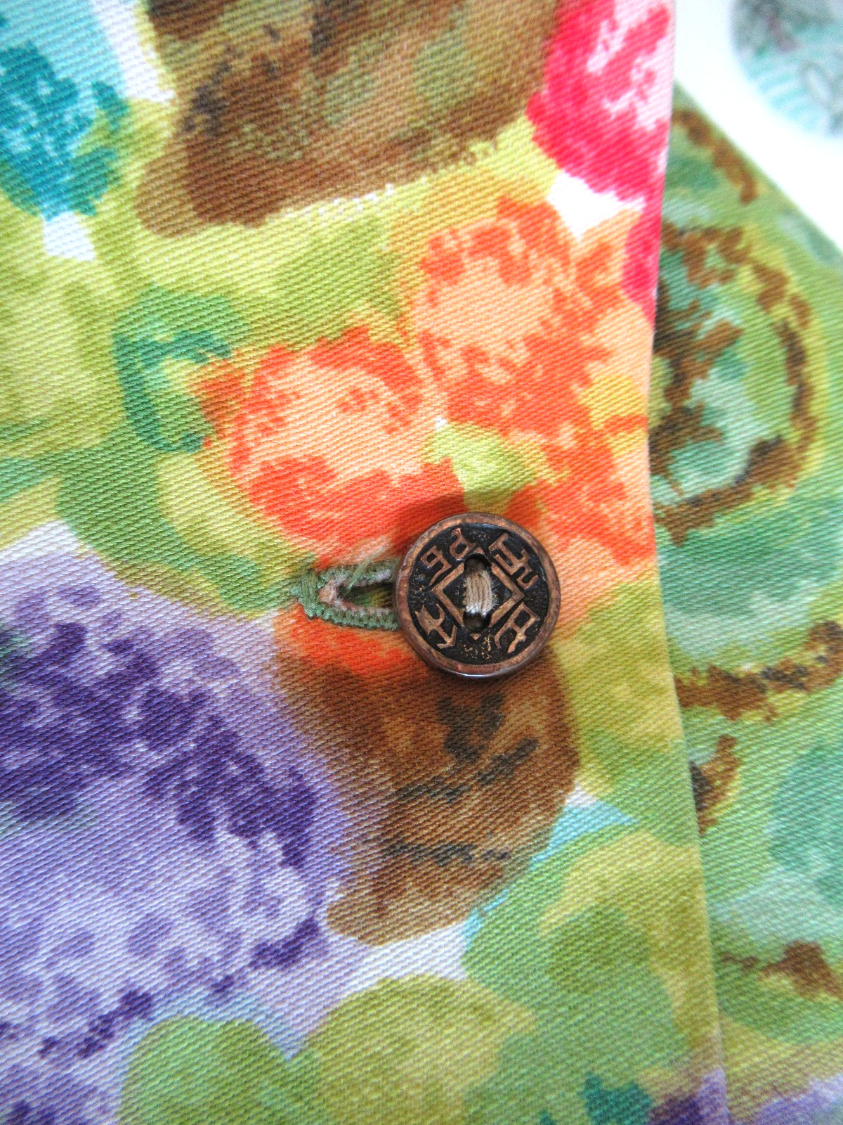 Vtg Waltah Clarke’s Women’s Button Front Hawaiian Floral Blouse Top