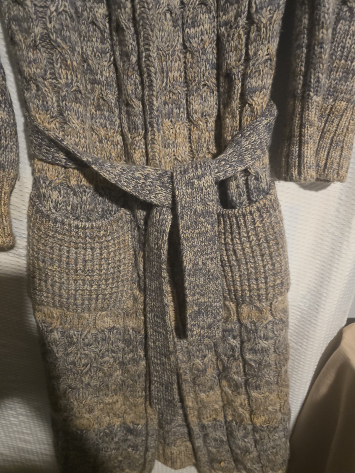 Vtg PorterHouse Regina Porter Long Sweater Wool Womens M HEAVY WARM Thick Chunky