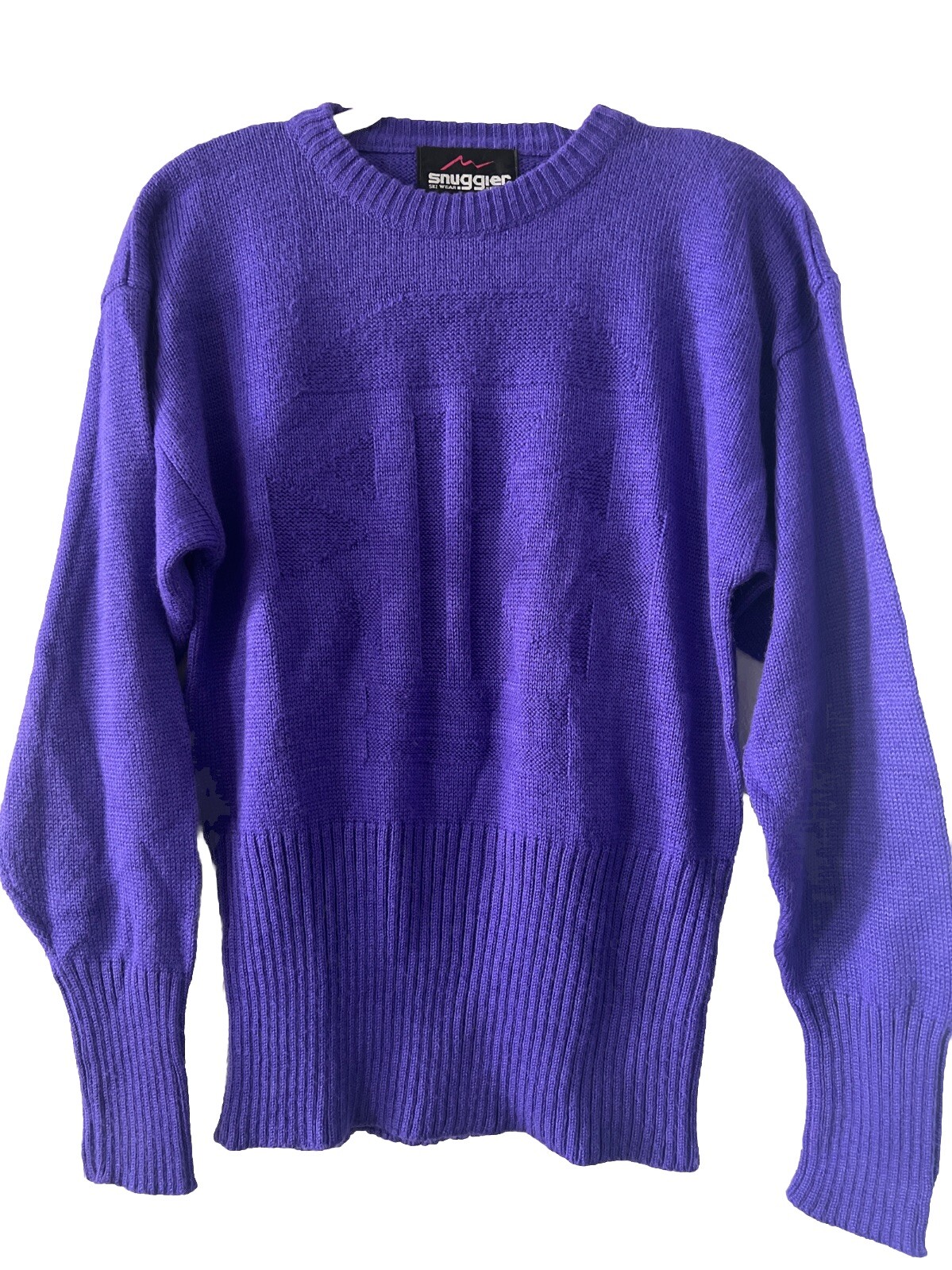Snuggler Ski Wear Sweater Vintage Purple Size Medium