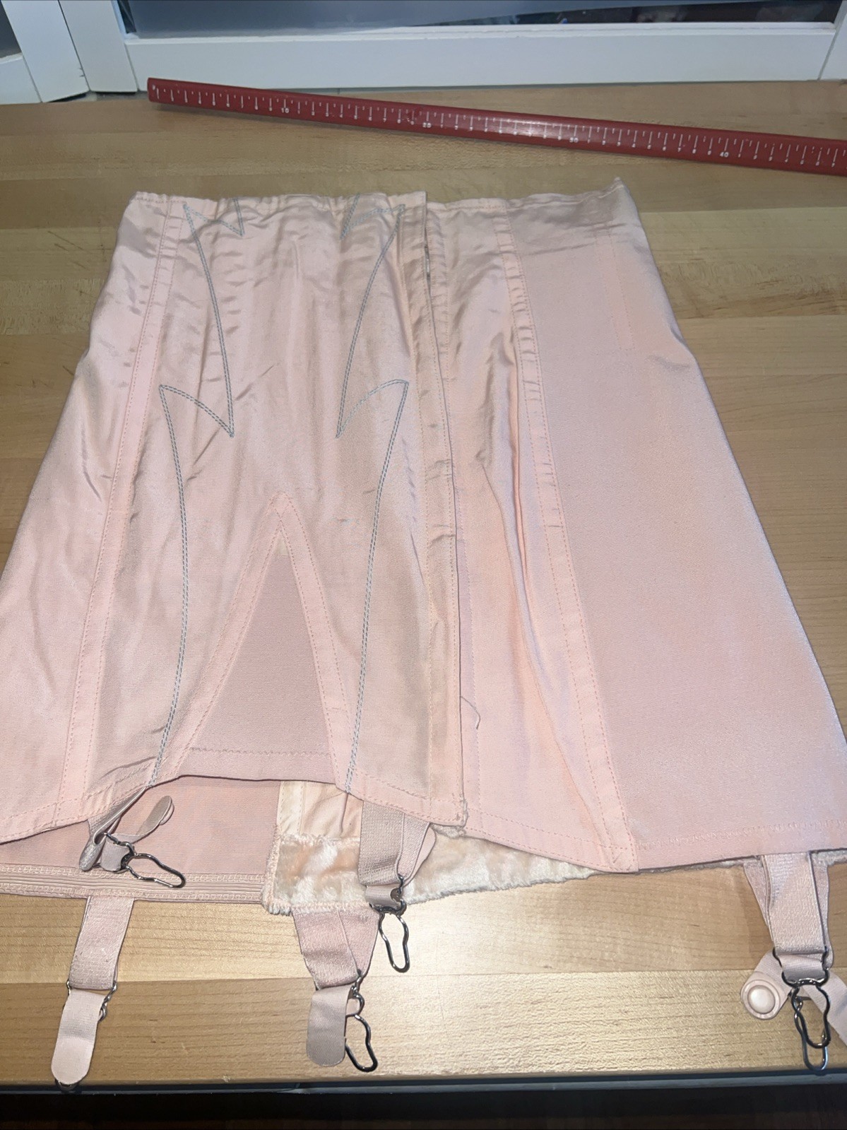 Vintage 30s 40s Nemo Foundation Bottom Girdle Corset 24/26 Fit Pink