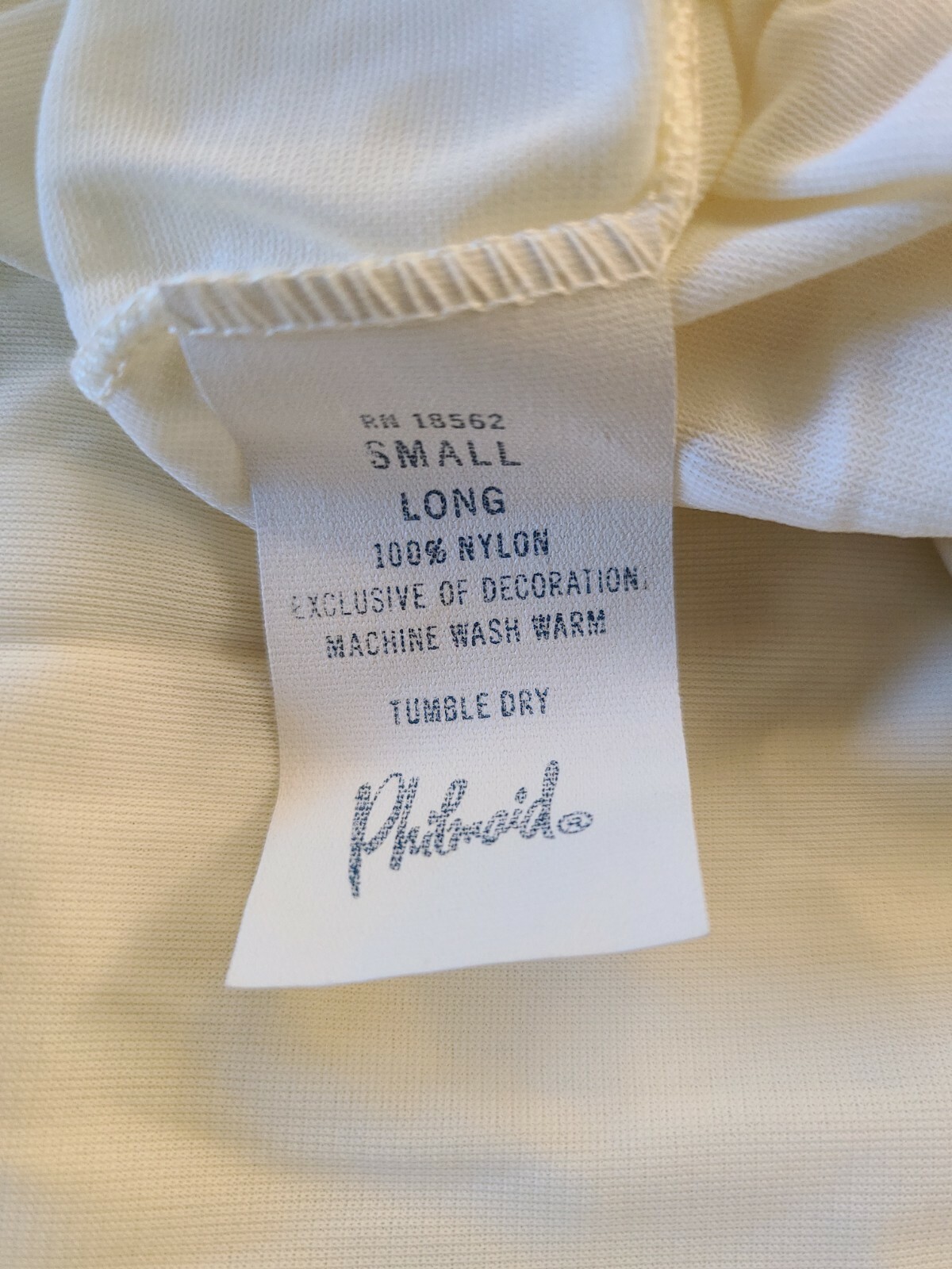 Ladies VTG Philmaid Ivory Half Slip Sz S Lace Trim Side Slit Long Elastic Waist