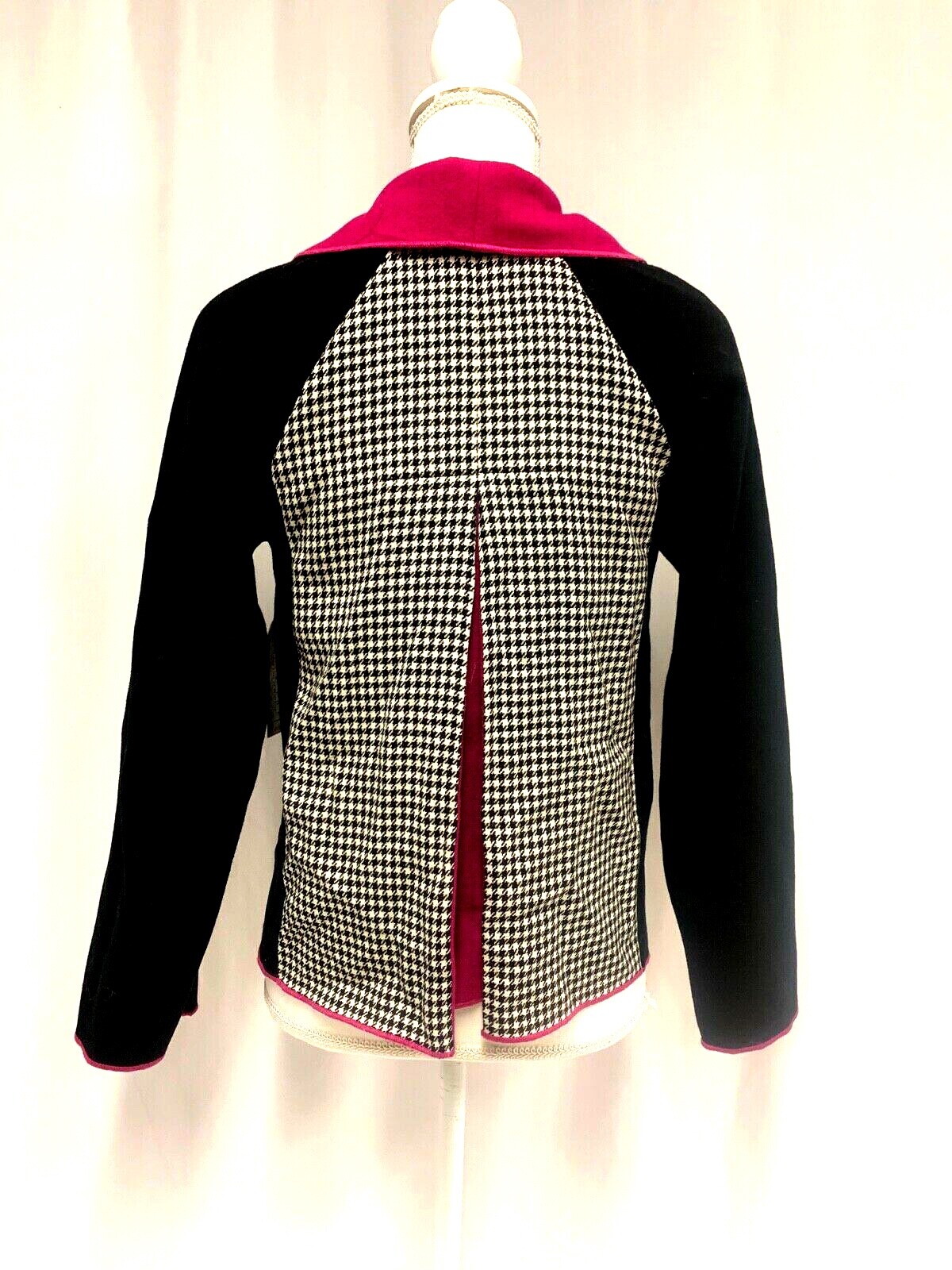 Marylou Ozbolt Storer NEW VTG Fiberarts Wool Jacket XXS Art to Wear 36 bust