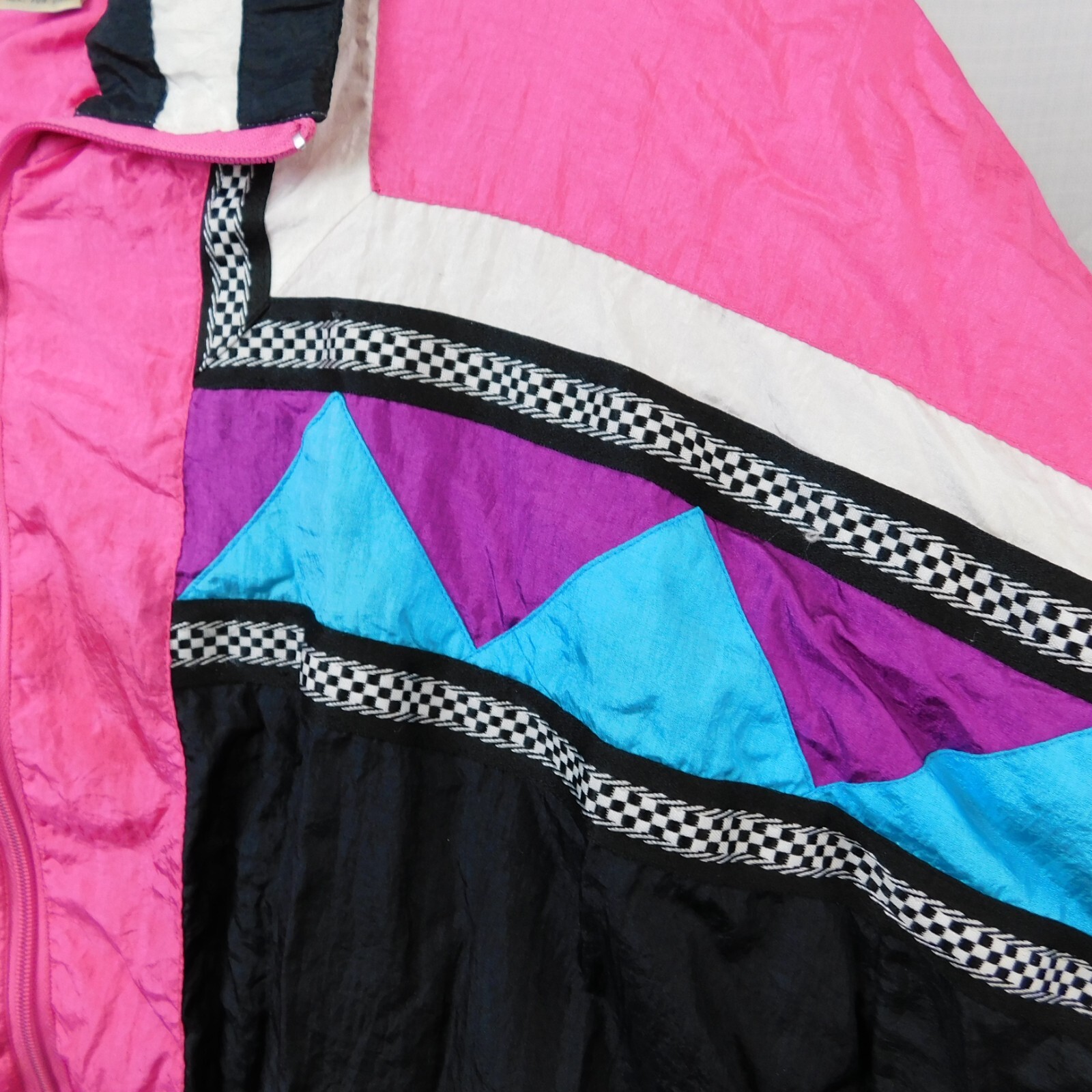 Lavon Tracksuit Retro Black Pink Women’s Large Vintage 80s 90s Streetwear