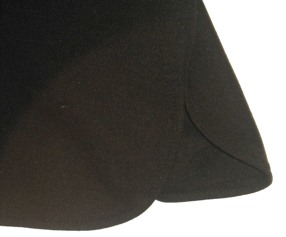 Vintage 1950s Joyce Black Knit Metal Buttons Rockabilly Jacket Rock Star Details