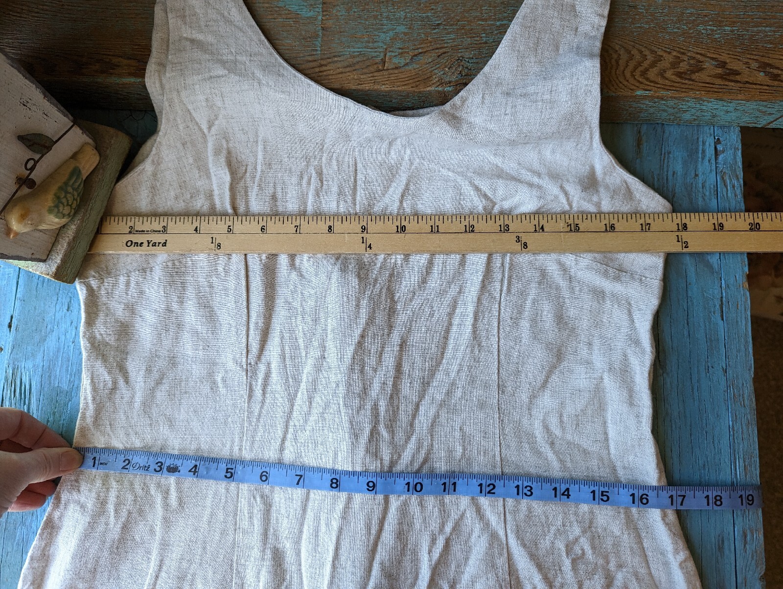 Vintage Allison -Che Linen Dress