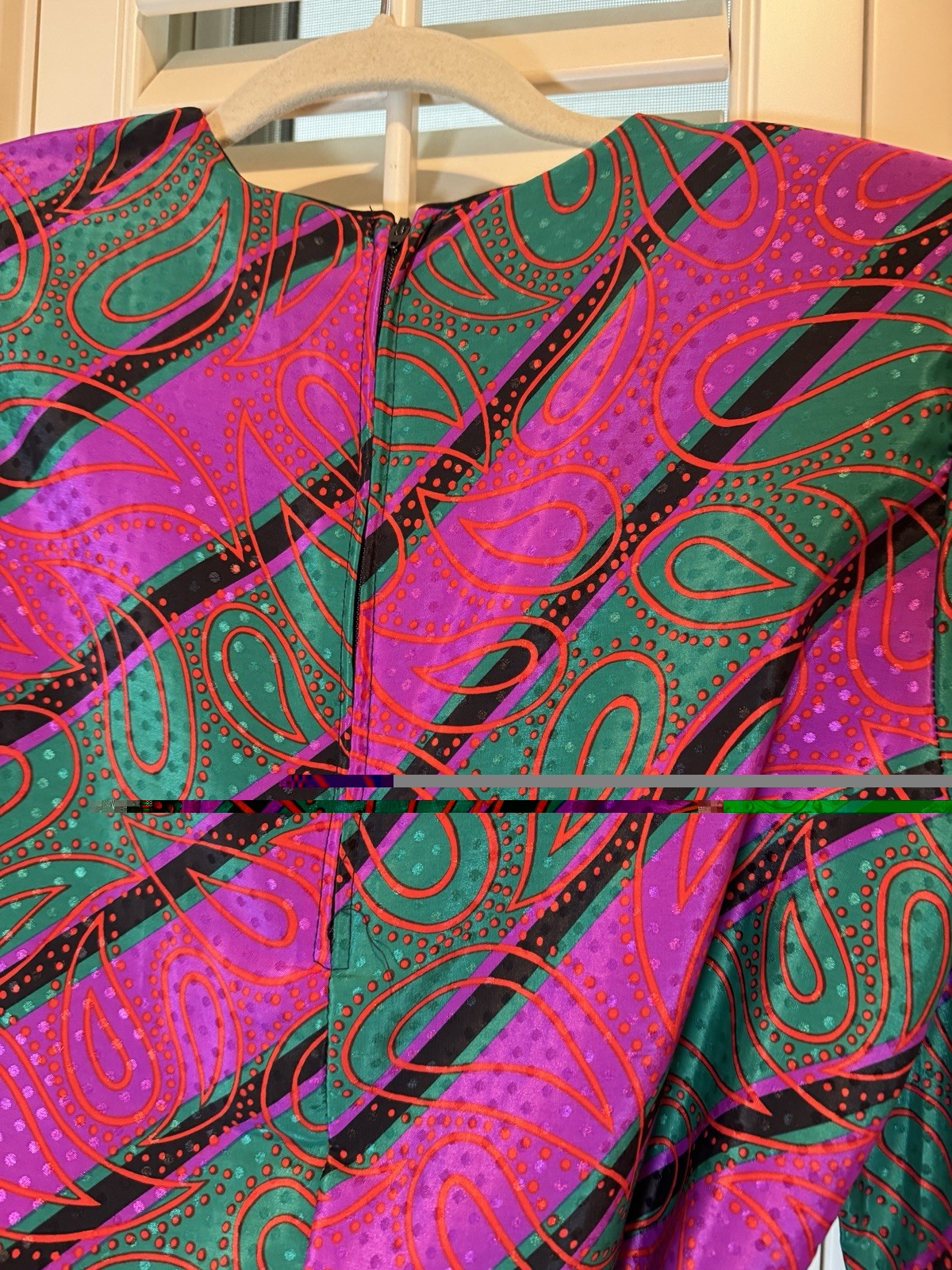 Toni Todd Dress Vintage Union Made Women’s Size 12 Tassel Belt Long Sleeve