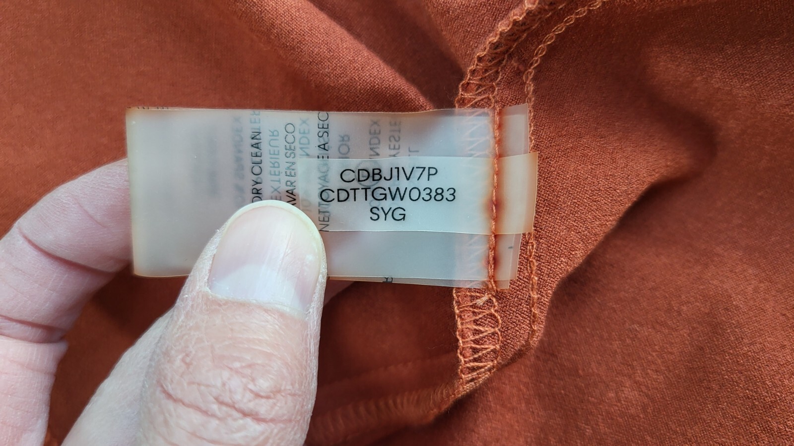 Vintage CALVIN KLEIN Orange Ultrasuede Shirt Dress w/ Tie Belt – Size M