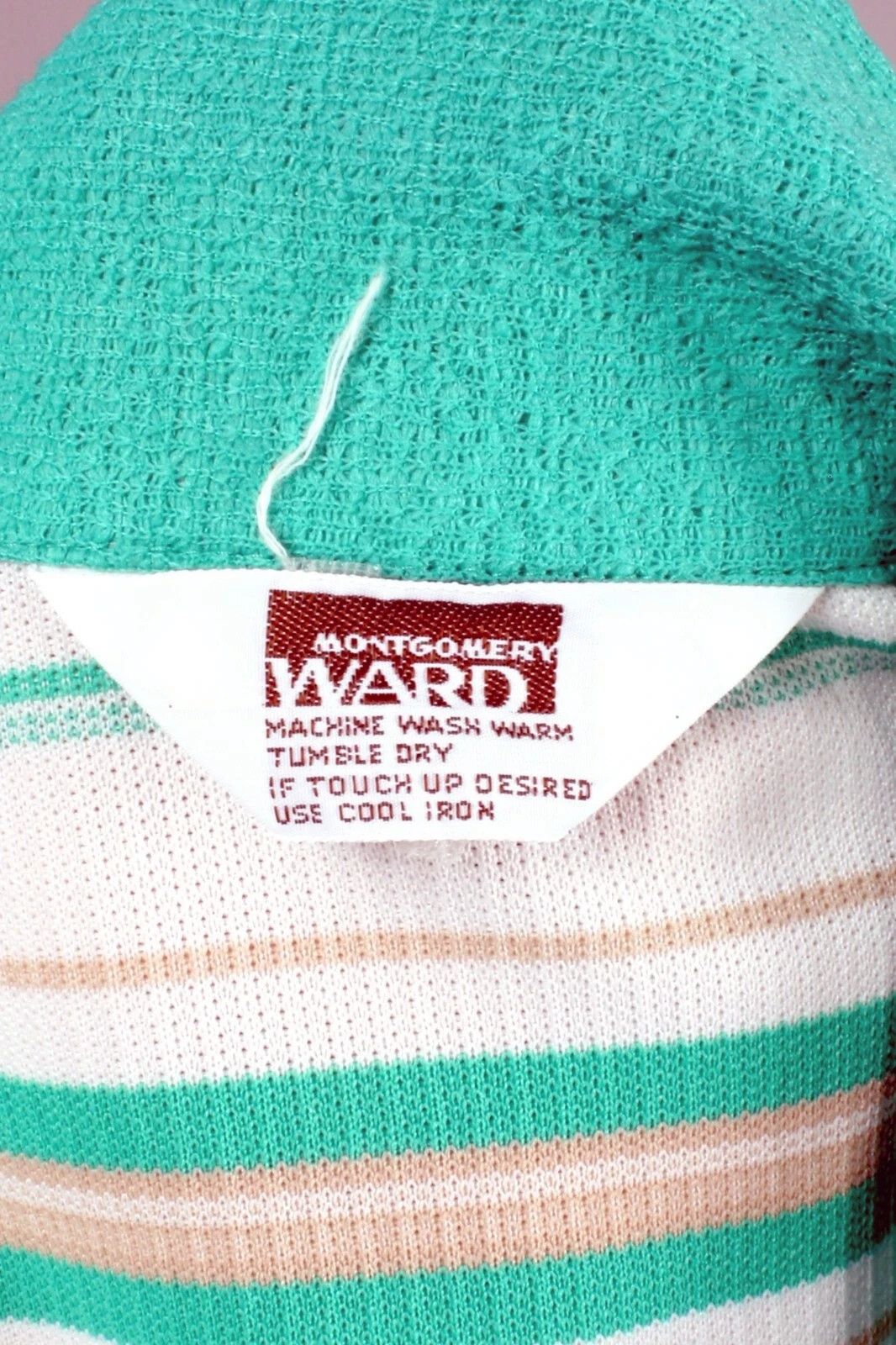 M Vintage 1960s Montgomery Ward Turquoise Dress + Jacket Set Mid Century MCM 60s