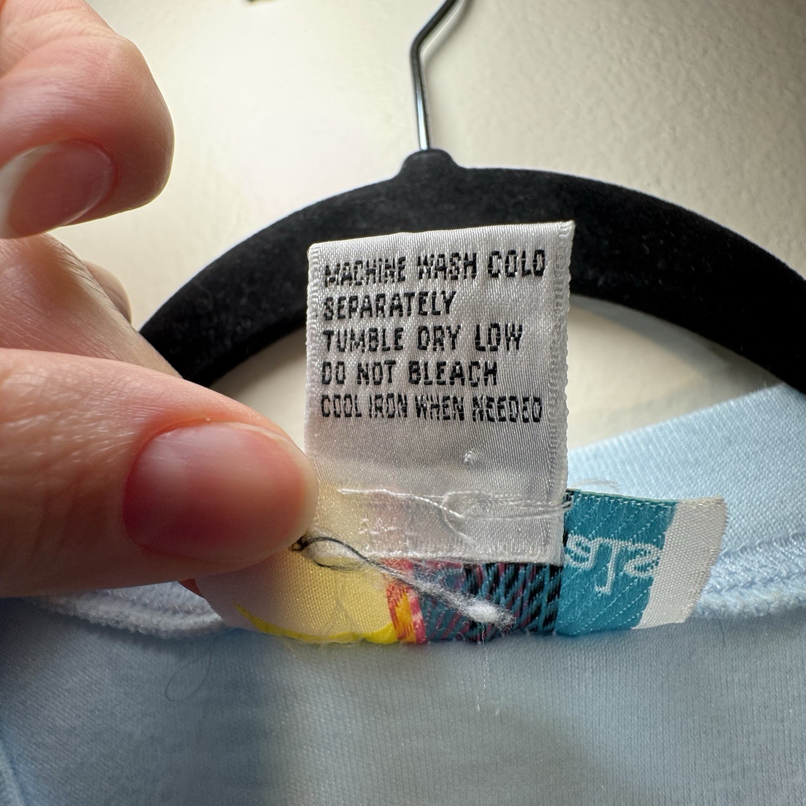 Vintage Baby Blue Sun Casuals Petit Womens LARGE shirt Country Club Tennis Shirt