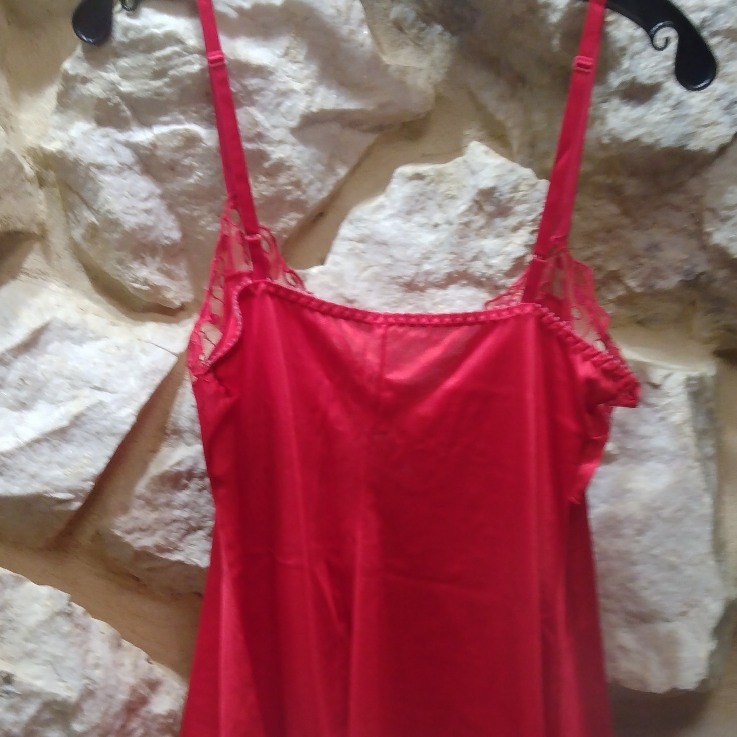 Vintage 90s Darling Body Fashions Red Teddy Large
