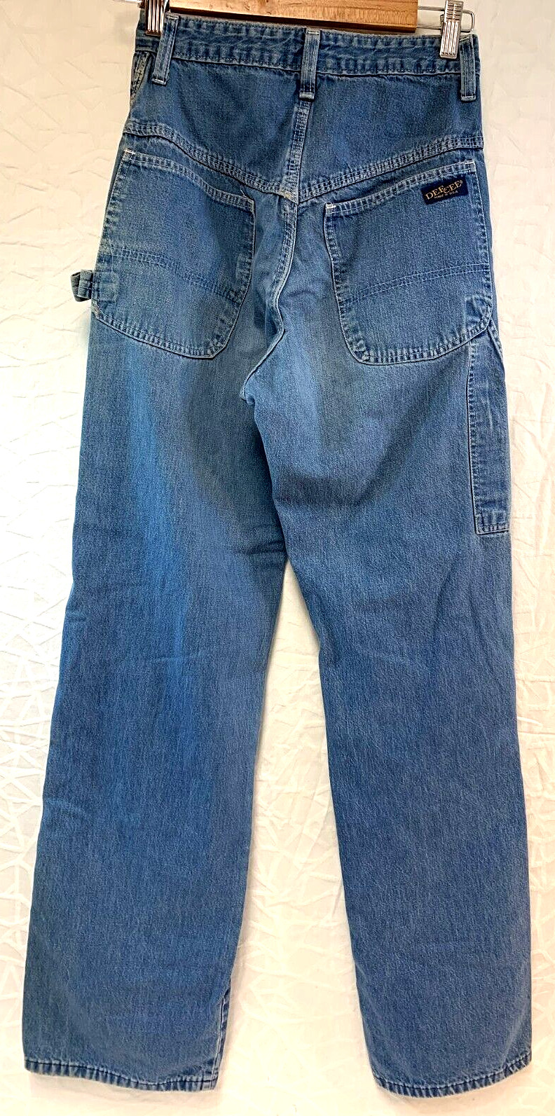 Vintage 1970’s DEE CEE Demin Blue Jeans Mom High Rise Workwear Painters Pants