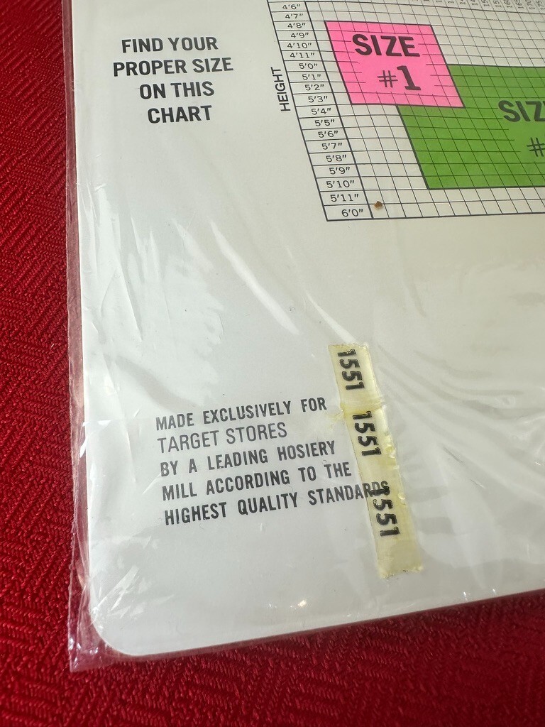 Mix 2 LOT VTG Panty Hose Target Opaque Navy Seamless Brown 5’6 – 5’8