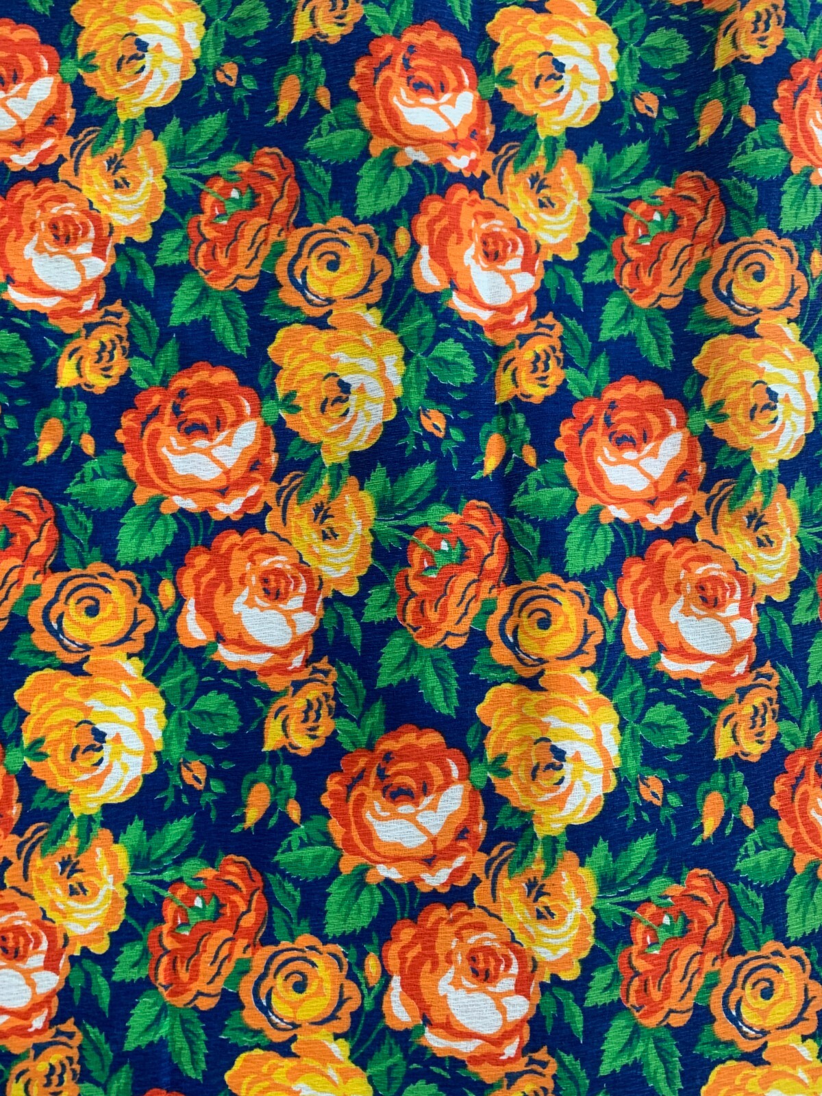 Vintage NEW Boutique of California Floral Ruffled Bottom Dress Chest 34”