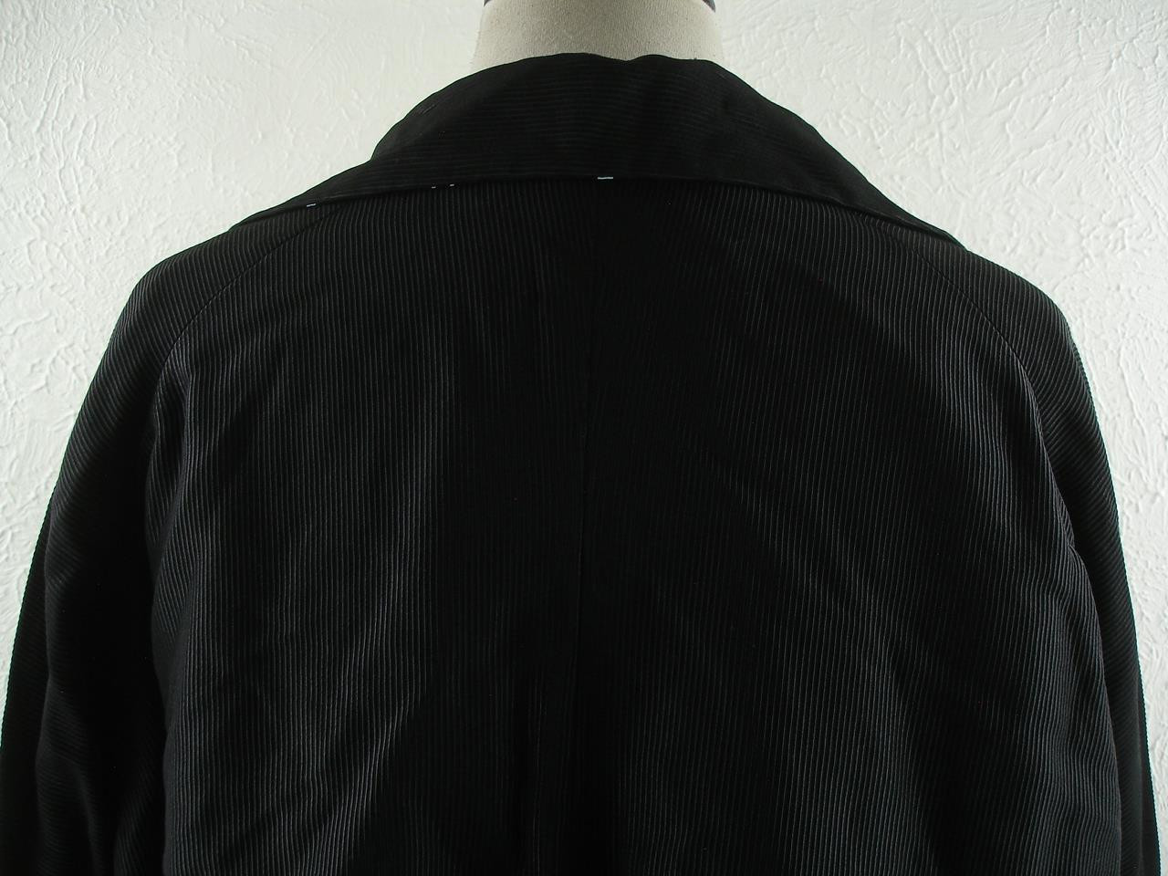 Women’s XL 1X 2X Vtg 1940’s Black Reversible Opera Cape Jacket Coat Silk Taffeta