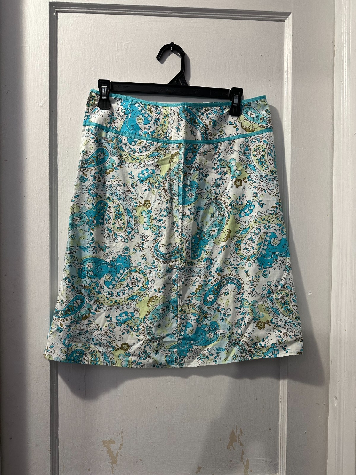 Vintage Tracy Evans Limited Blue Paisley Skirt in 5