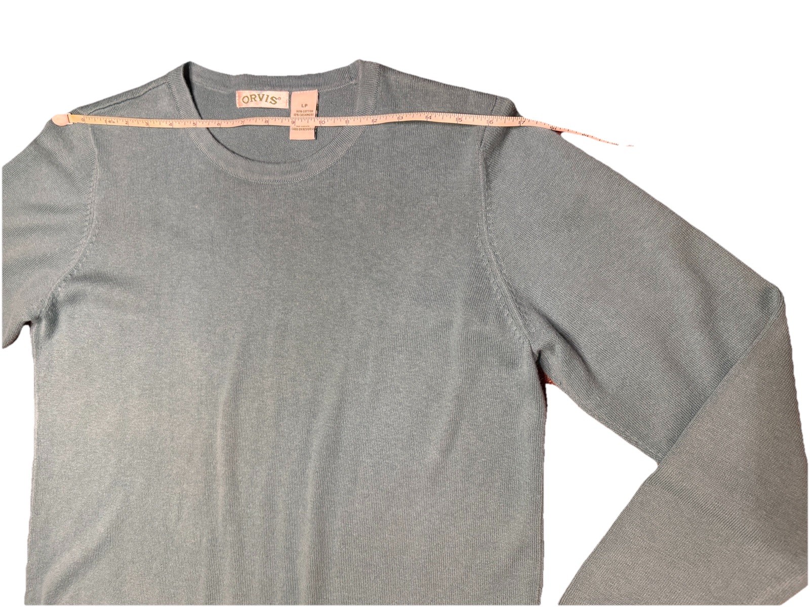 Orvis Vintage Pullover Women’s PM Crew Neck Sweater Cotton Cashmere EUC