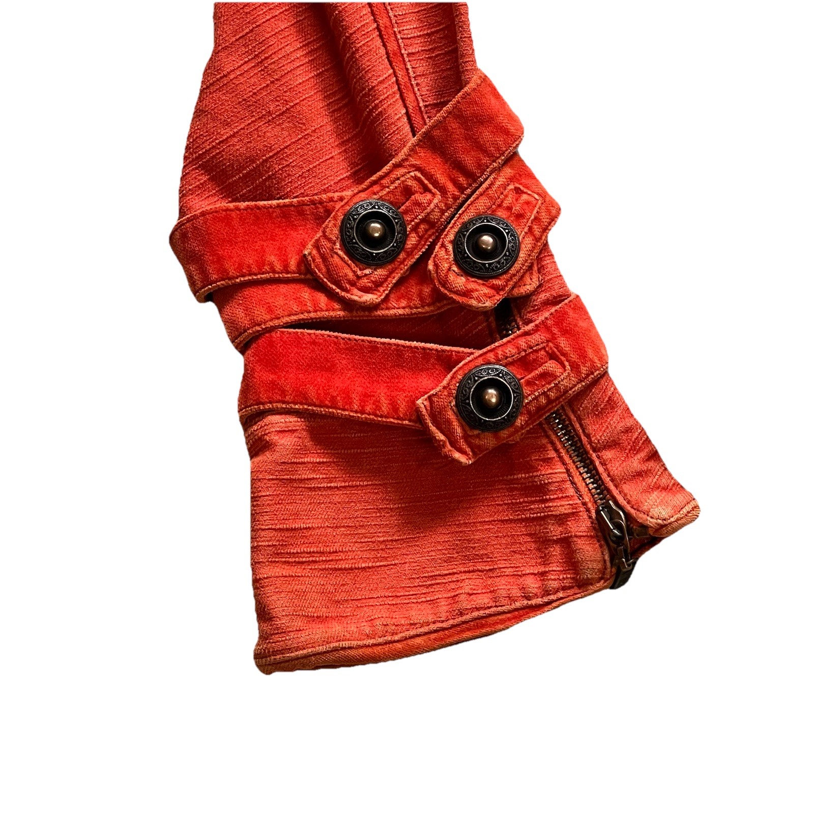 Roberto Cavalli (Just Cavalli ) Orange Buttoned Naval Jacket AW 2006 Collection